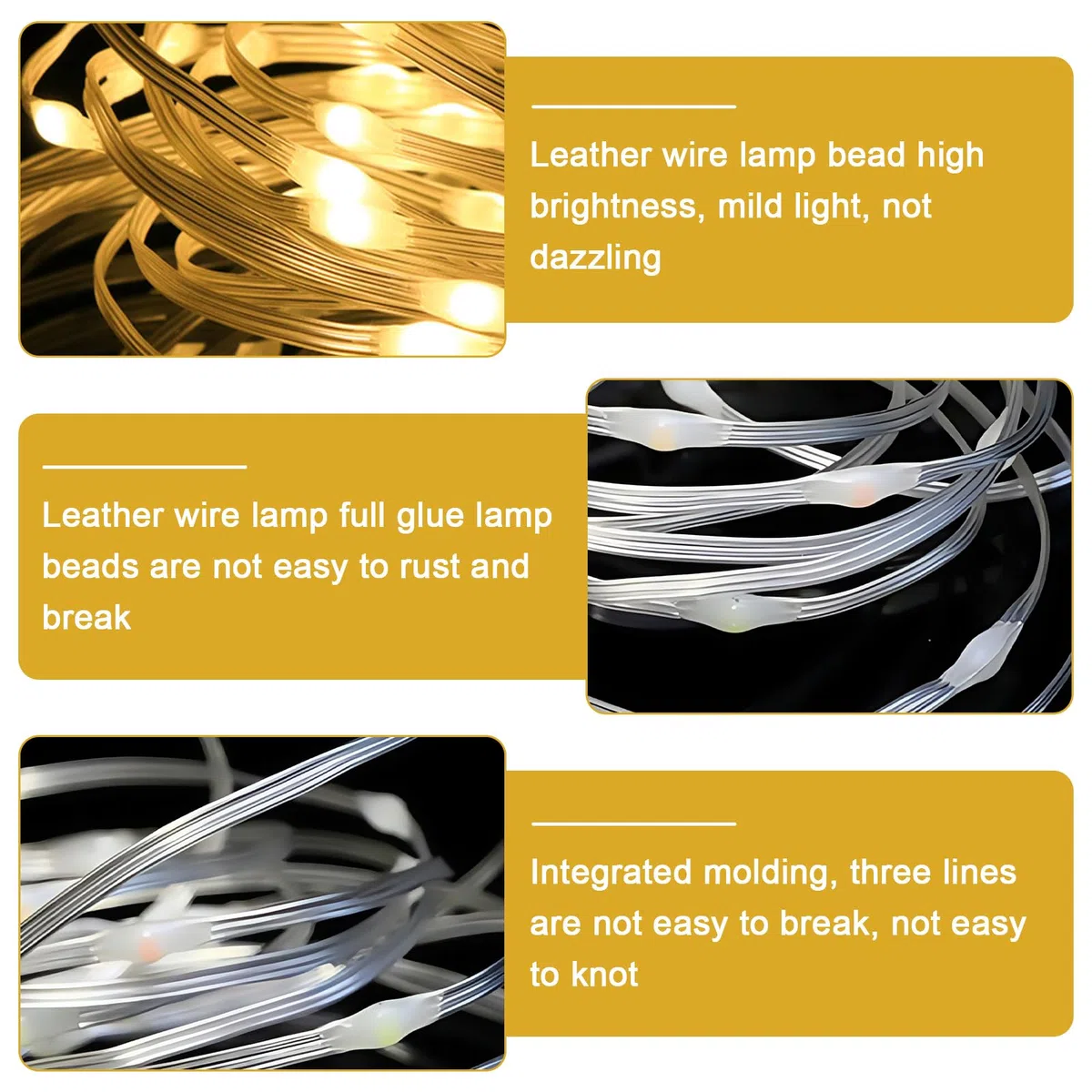 BORDEAG Catena luminosa solare per ombrellone, 104 LED, luci per ombrelloni con telecomando, esterno