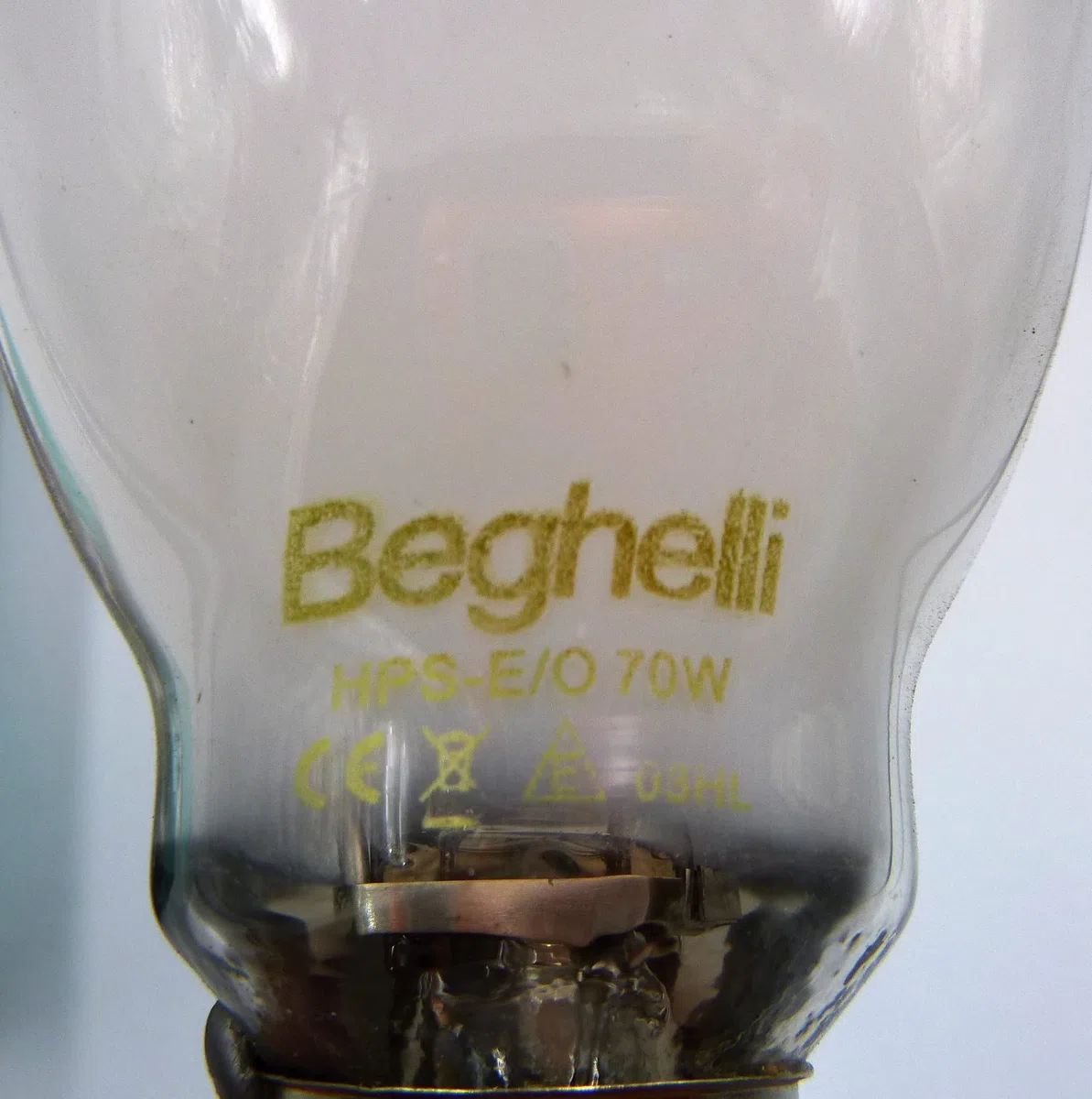 G.B. Lampada Sodio Alta Pressione 70W E27 2000k Elissoidale opale Scarica ad Alta Intensita'