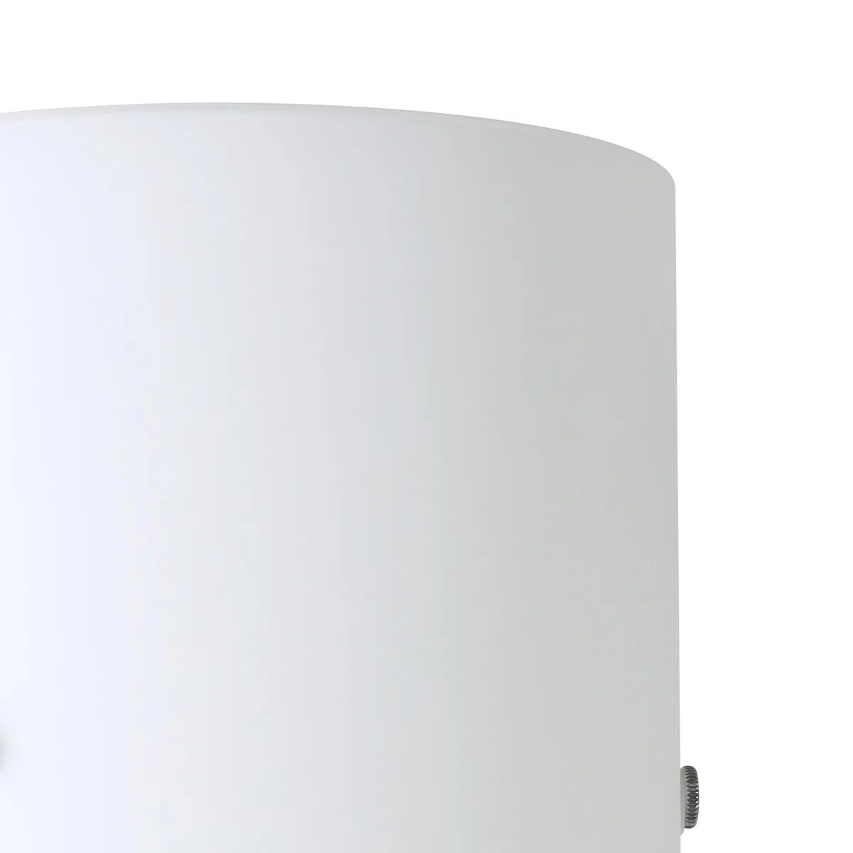 Eglo Lampada da parete Troy 3, lampada da tavolo uno punto luce, lampada da parete, acciaio, nichel opaco, satinato, bianco, E14