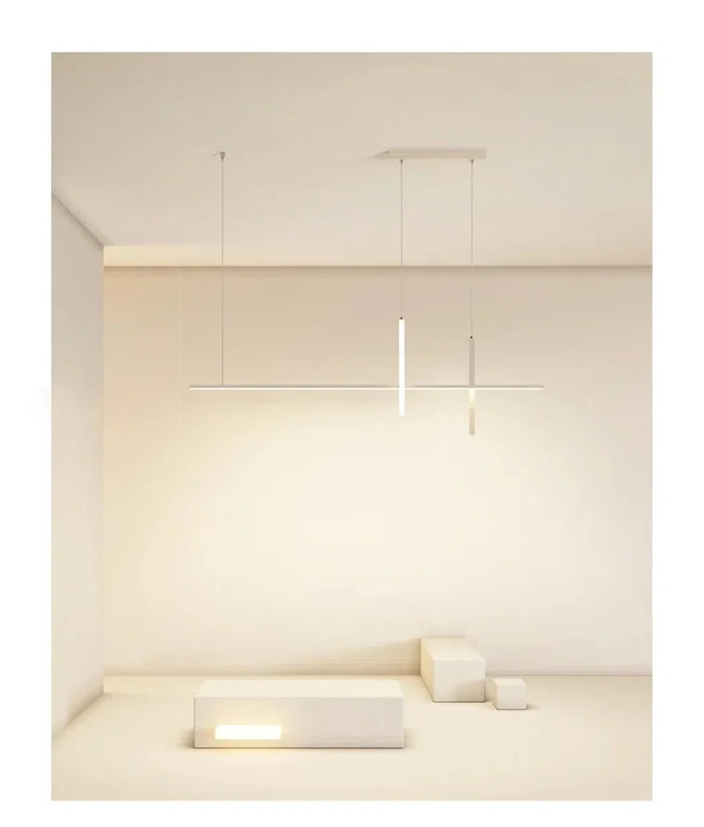 Lampada a Sospensione LED Minimalista - Apparecchio Moderno per Sala da Pranzo o Bar, Design Lucido e Lussuoso, Perfetto per l'arredamento e l'atmosfera della casa, un'elegante Alternativa a