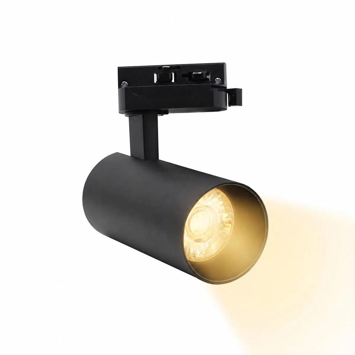 Faretto LED a Binario Monofase 20W 220V Nero Luce SWITCH 3000K-4200K-6400K