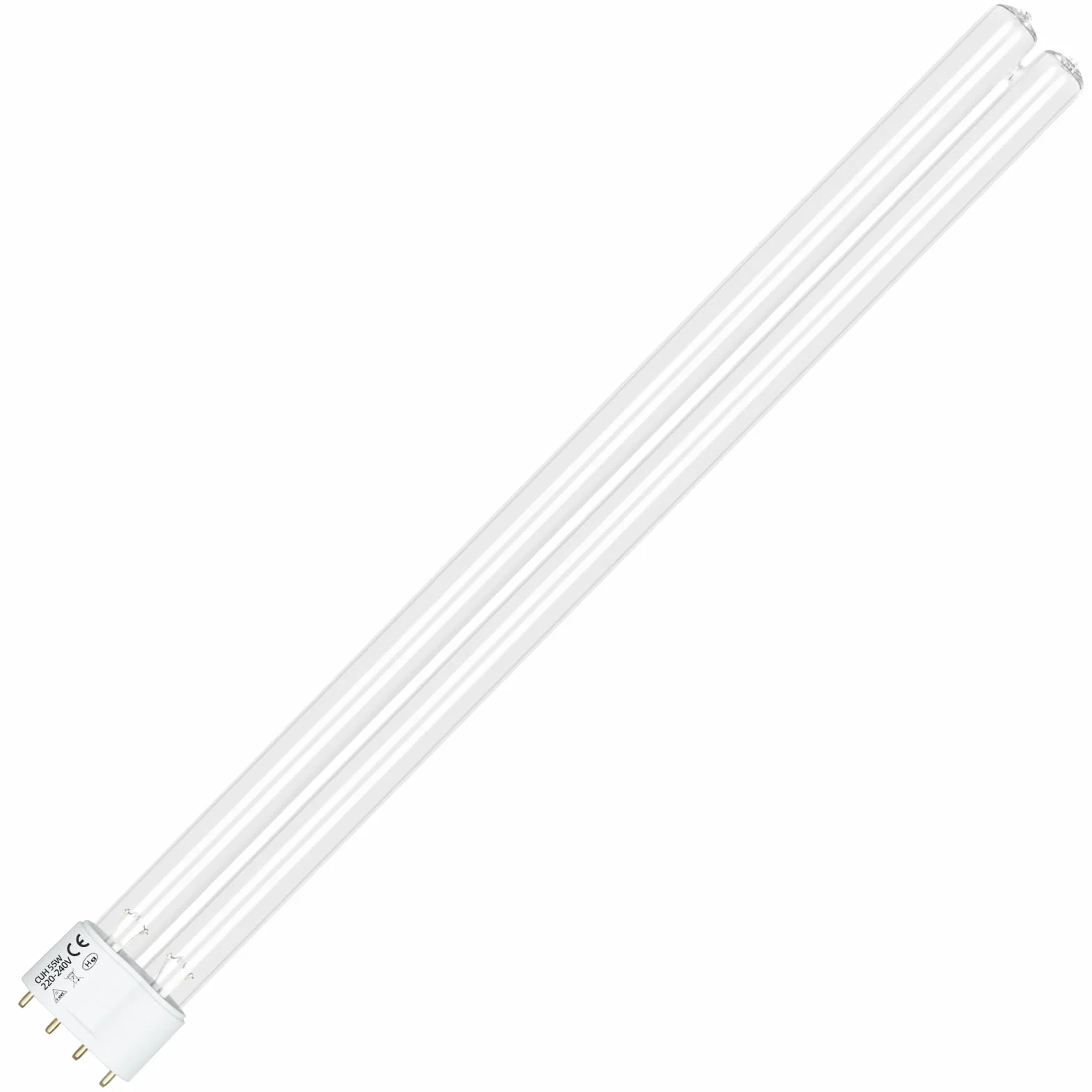 Lampada disinfezione UV Liuyife 55W 4 pin tubolare UVC 2G11 filtro pulizia stagni parco