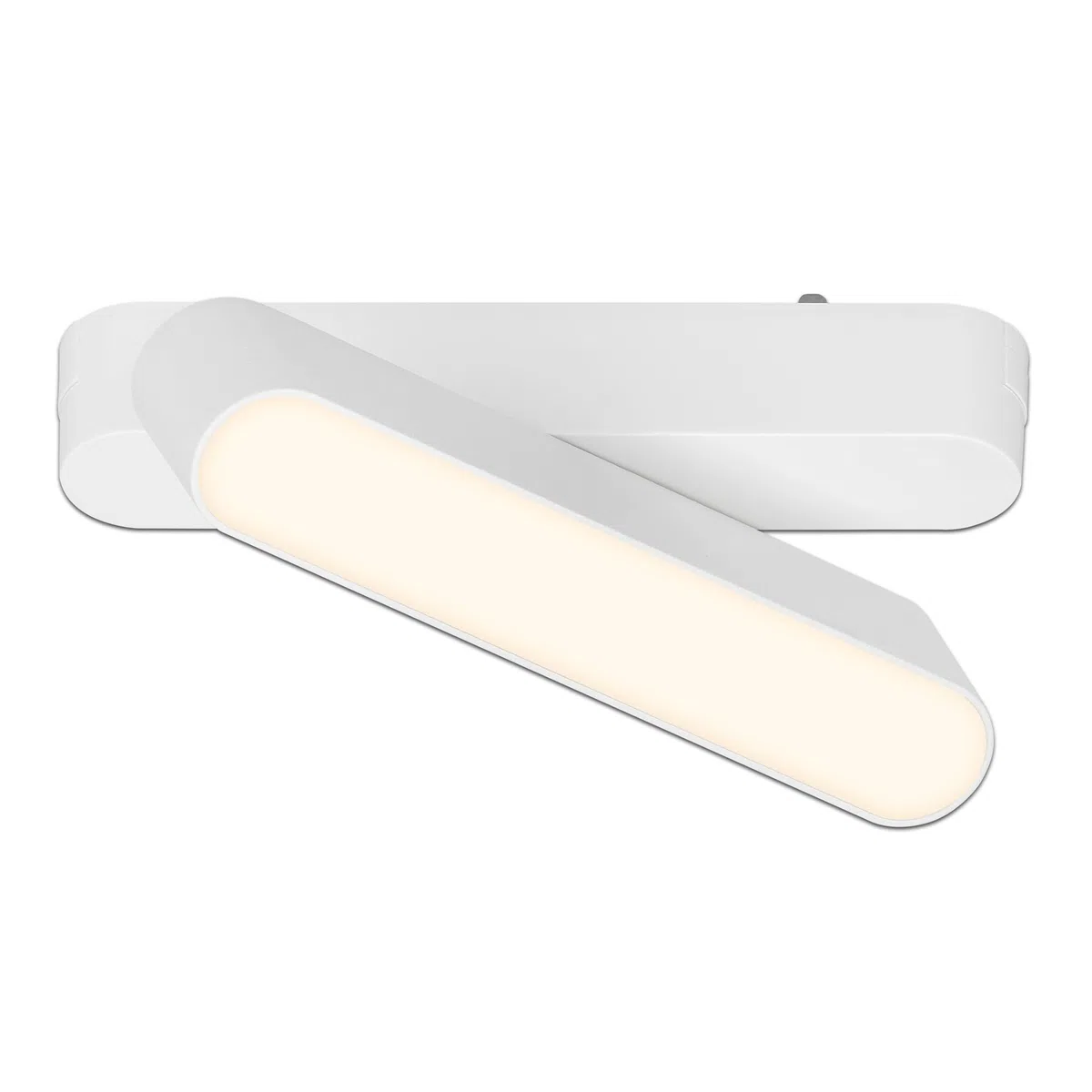 BRILONER - Sistema a binario Luxtrail LED Tracklight, Bianco caldo, Orientabile, Accessori, Spot LED, Faretto, Spot da soffitto, Lampade, Lampada da soffitto, Plafoniera, 130 mm, Bianco