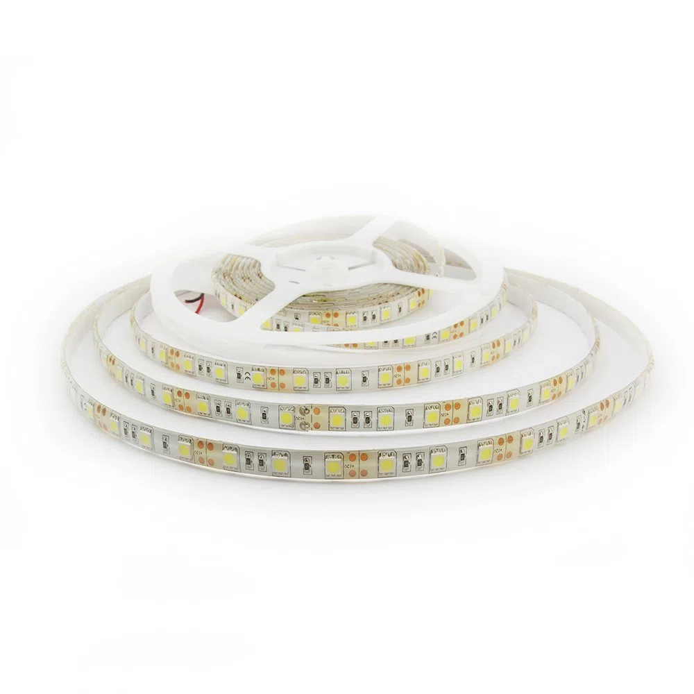 V-TAC VT-5050 Striscia LED RGB 60LED/Metro, Bobina da 5 Metri - SKU 2155, Multicolore, rgb multicolor