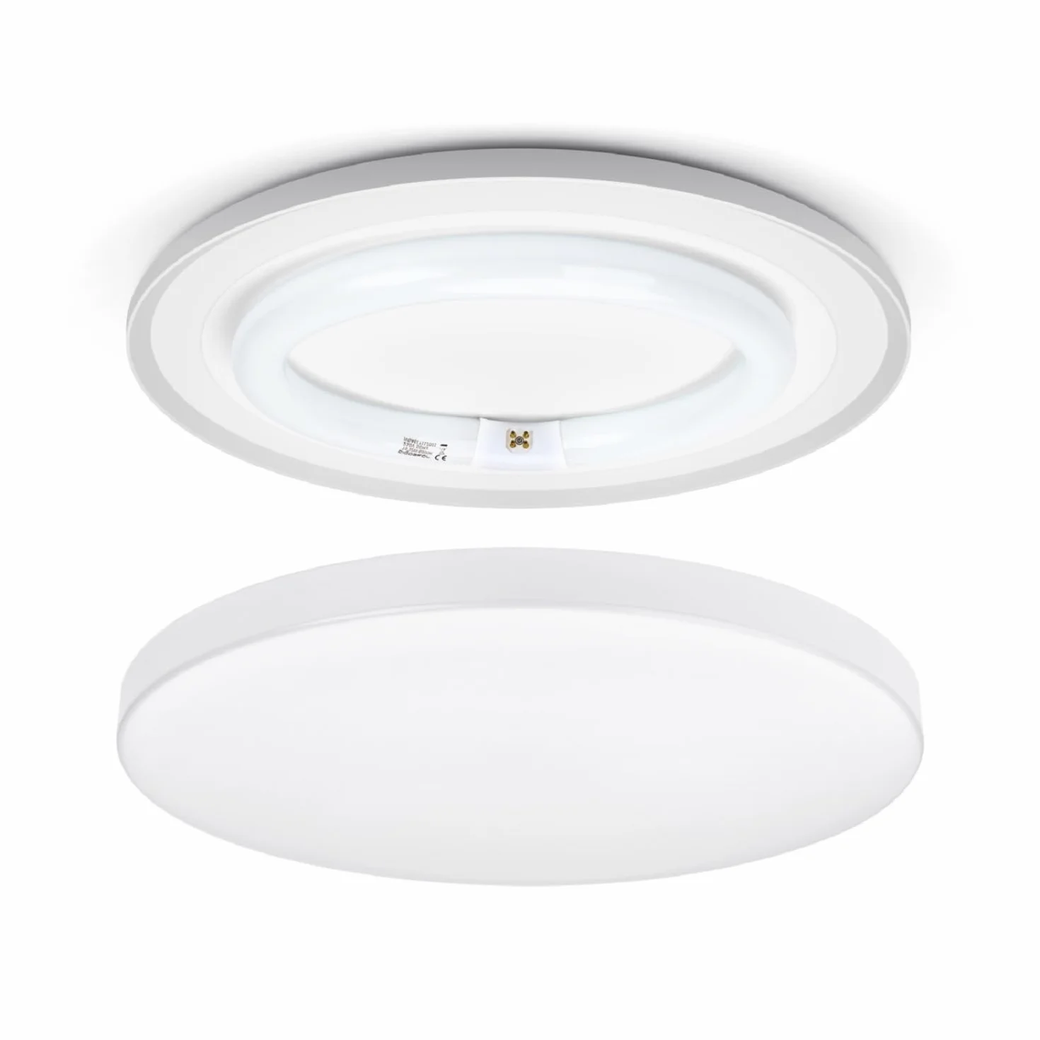 Aigostar - T9 Lampadina Fluorescente Attacco G10q, 32W 2100lm 30cm, Luce Bianca Fredda 6500K, Circolare, Vetro.
