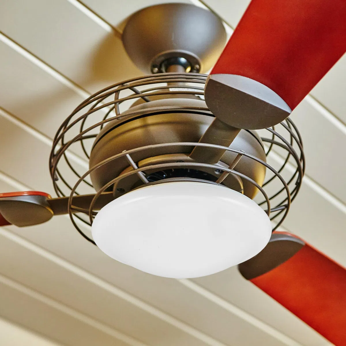 Paralume a Cupola in Acrilico per Ventilatore da Soffitto, Diametro 19 Cm, Copertura di Ricambio Resistente per Lampada Ventilatore, per Ufficio e Camera da Letto