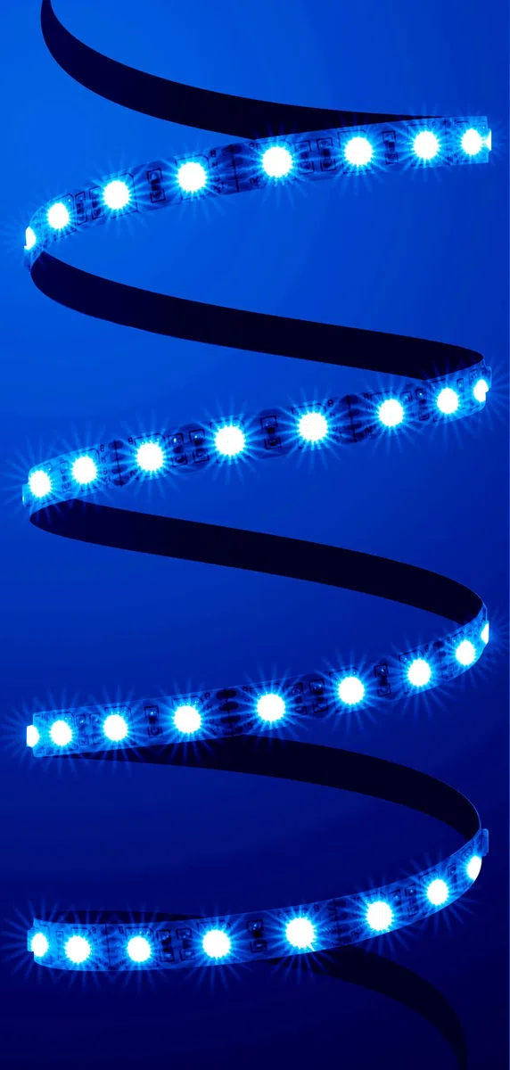 6 meter RGB LED Strip Set (60 LED/m, IP20) incluso controller telecomando senza fili e di alta qualità, 10 a alimentazione adattatore