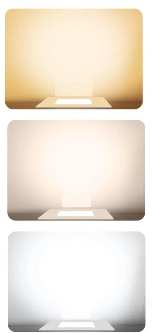 3x Faretti Led da Incasso Quadrato luce Calda 3000k led integrati luci ultrasottili soffitto illuminazione interno. da Incasso Cartongesso (6 watt (11,5x11,5cm)) CW614-3-6W
