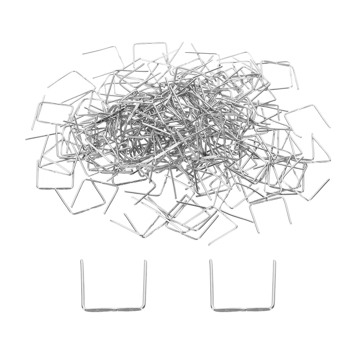 PATIKIL 14mm/0.6" Spille Connettore per Lampadari in Rame, 460 Pezzi Clip per Connettori per Lampadari in Rame per il Fissaggio di Parti di Cristalli, Sostituzioni di Lampadari, Cromo