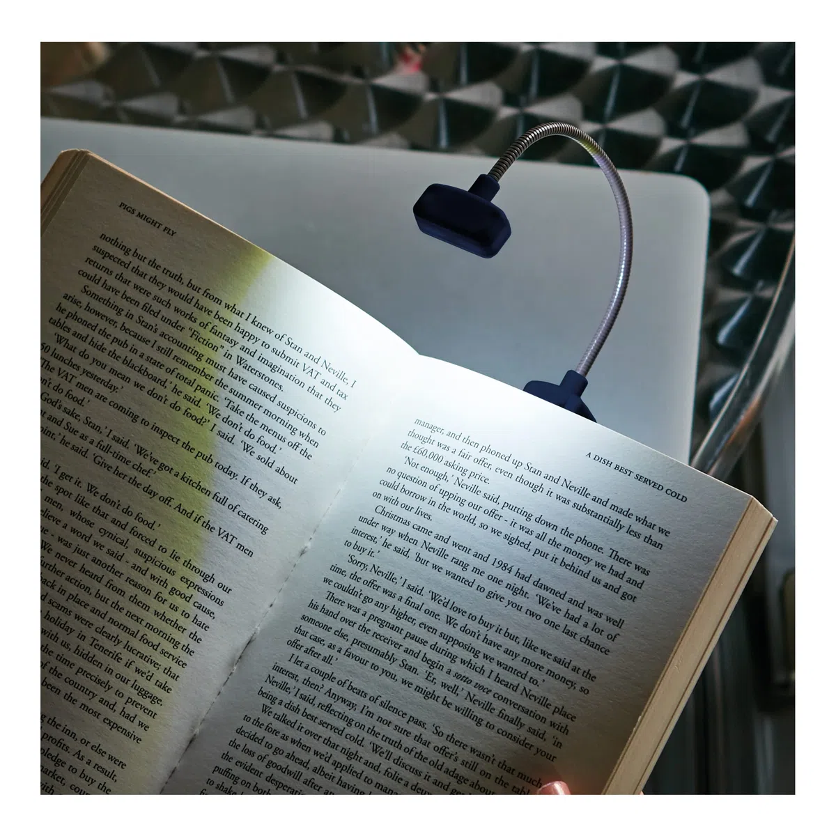 Book Lover's Reading Light - Moon & Stars