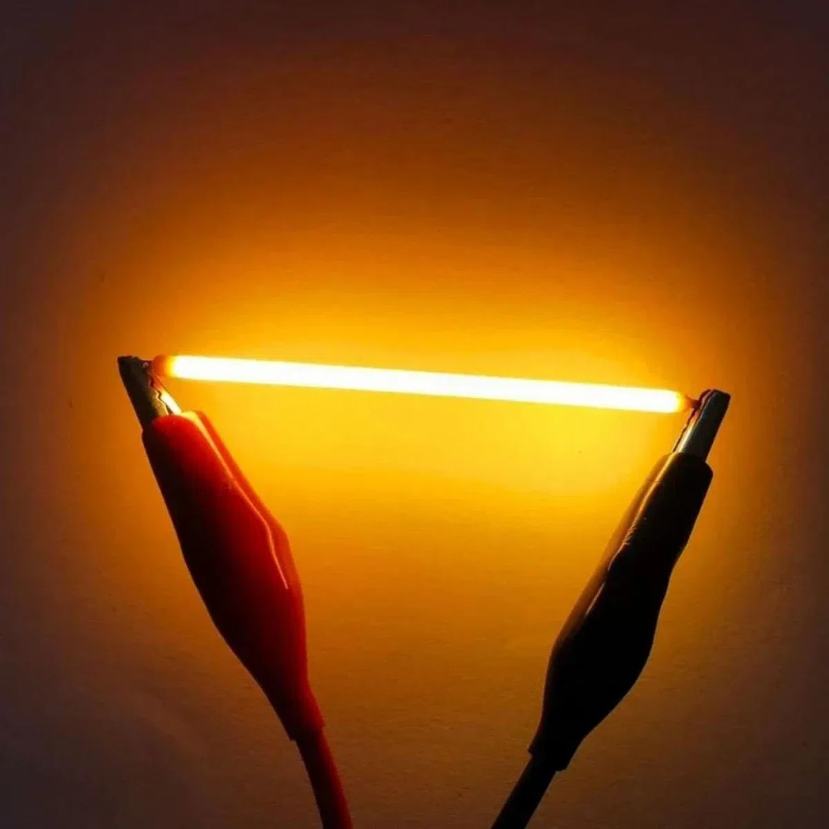 Filamento A LED A LED Da 3 V PARTI LAMPAGNI BULB EDISON PARTI ACCESSENZIONE DI DIODI DI LIGHT ANCANDENCE,2200k Caldo,39 Mm Dc3v10pcs