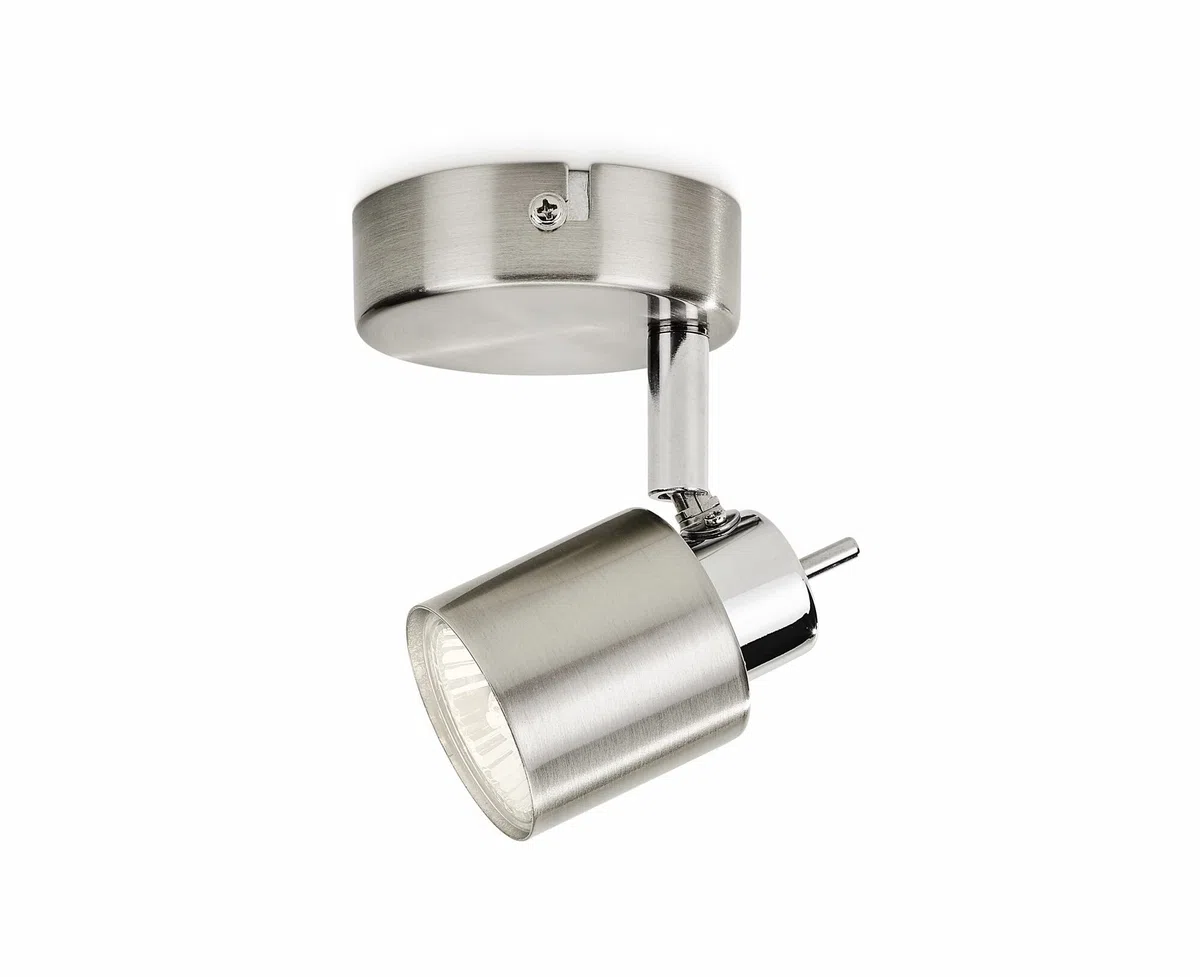 PHILIPS SPOT MERANTI FARETTO SINGOLO NICKEL IN METALLO CROMATO OPACO 5031017E7
