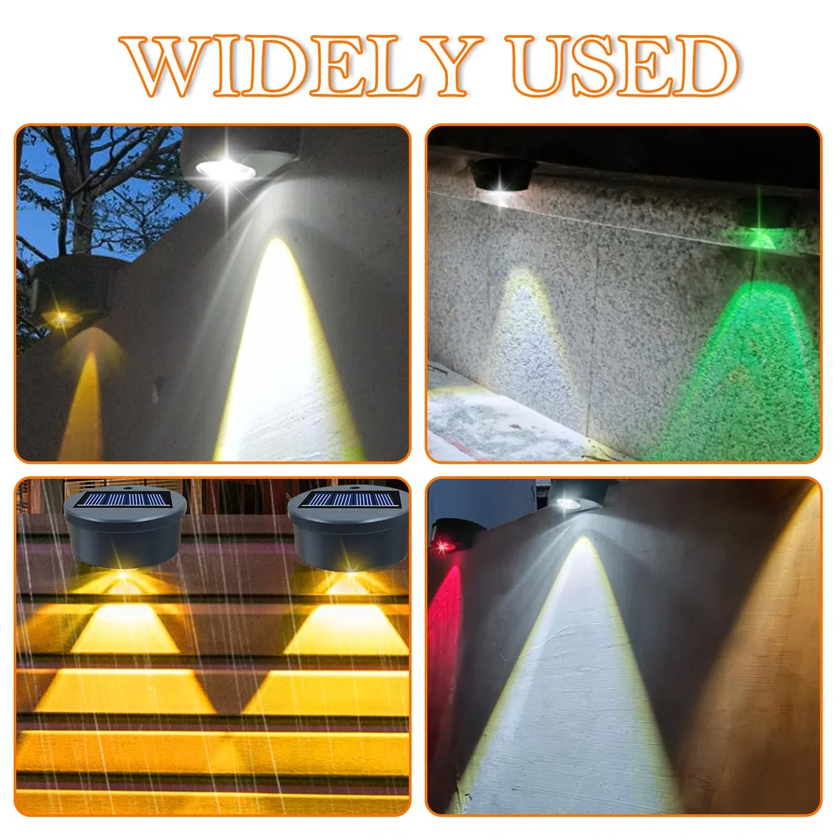 TaimeiMao 6 Pezzi Luci Solari per Esterni, Luci Solari per Piscine, Luci LED Solari per Piscina, Lampada Solare da Esterno, per Giardino, per Laghetti, Gradini, Pareti, Terrazzo
