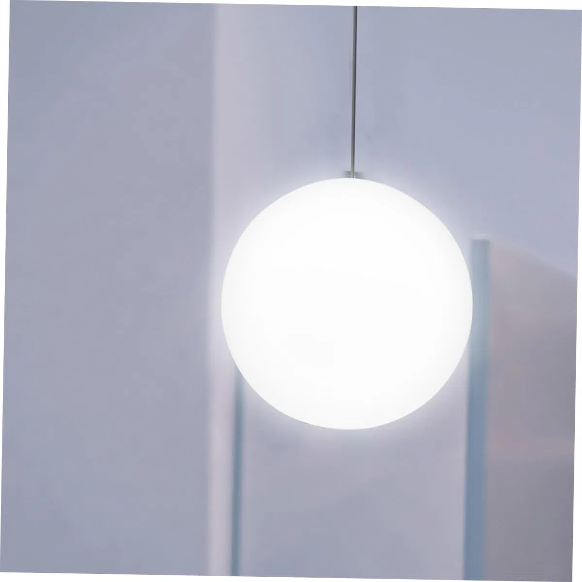 LALAFINA Paralume Ricambio in Vetro Satinato Bianco Opaco Sfera Rotonda per Lampadario Sospensione Copertura Lampada Decorativa per da Pranzo e Camera da Letto