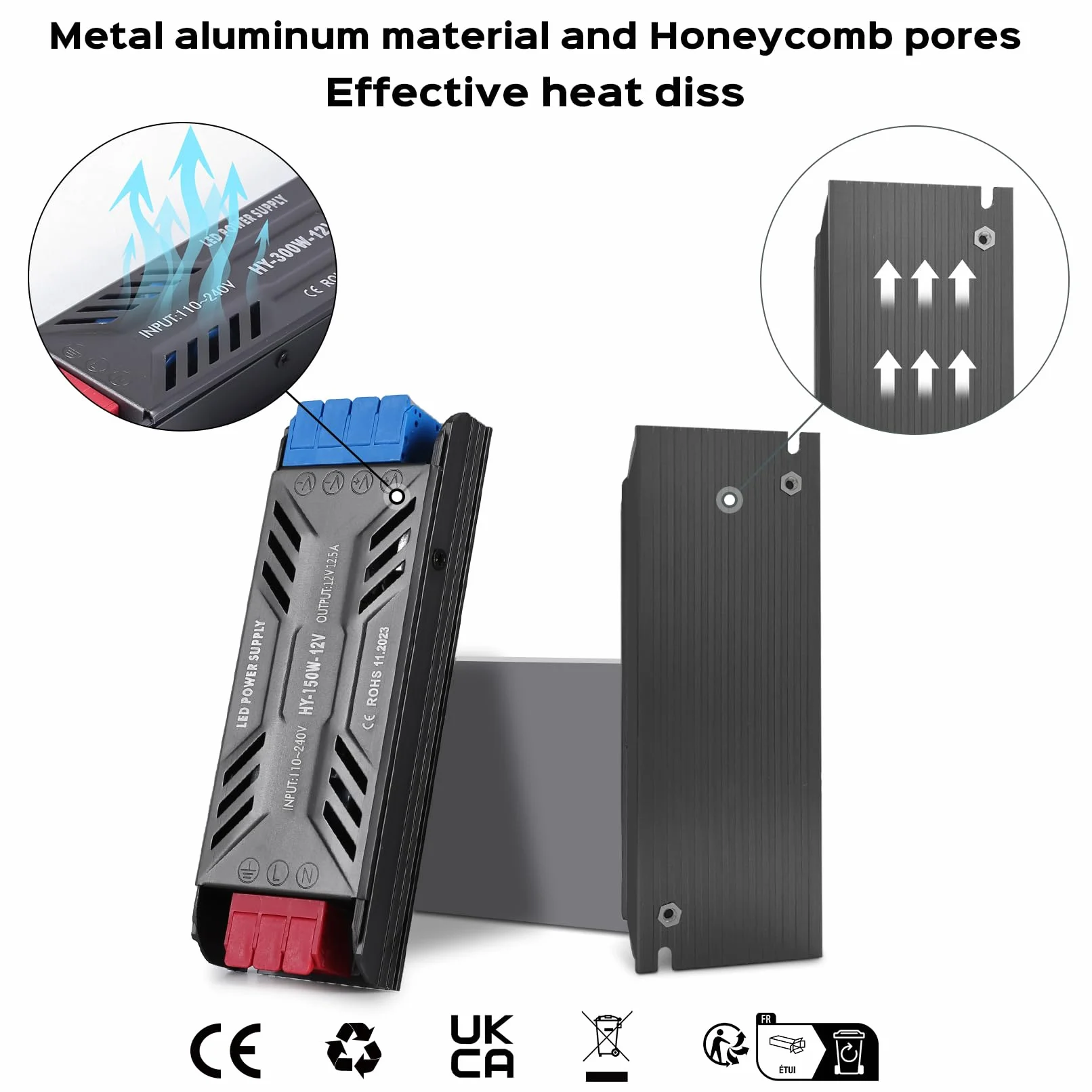 Transformador 220V a 24V, BRIMETI Fuente Alimentacion 24V 100W 4,2A LED Driver, Ultra Fino 220V a 24V DC Driver de Bajo Tensión Controlador LED Voltaje Constante