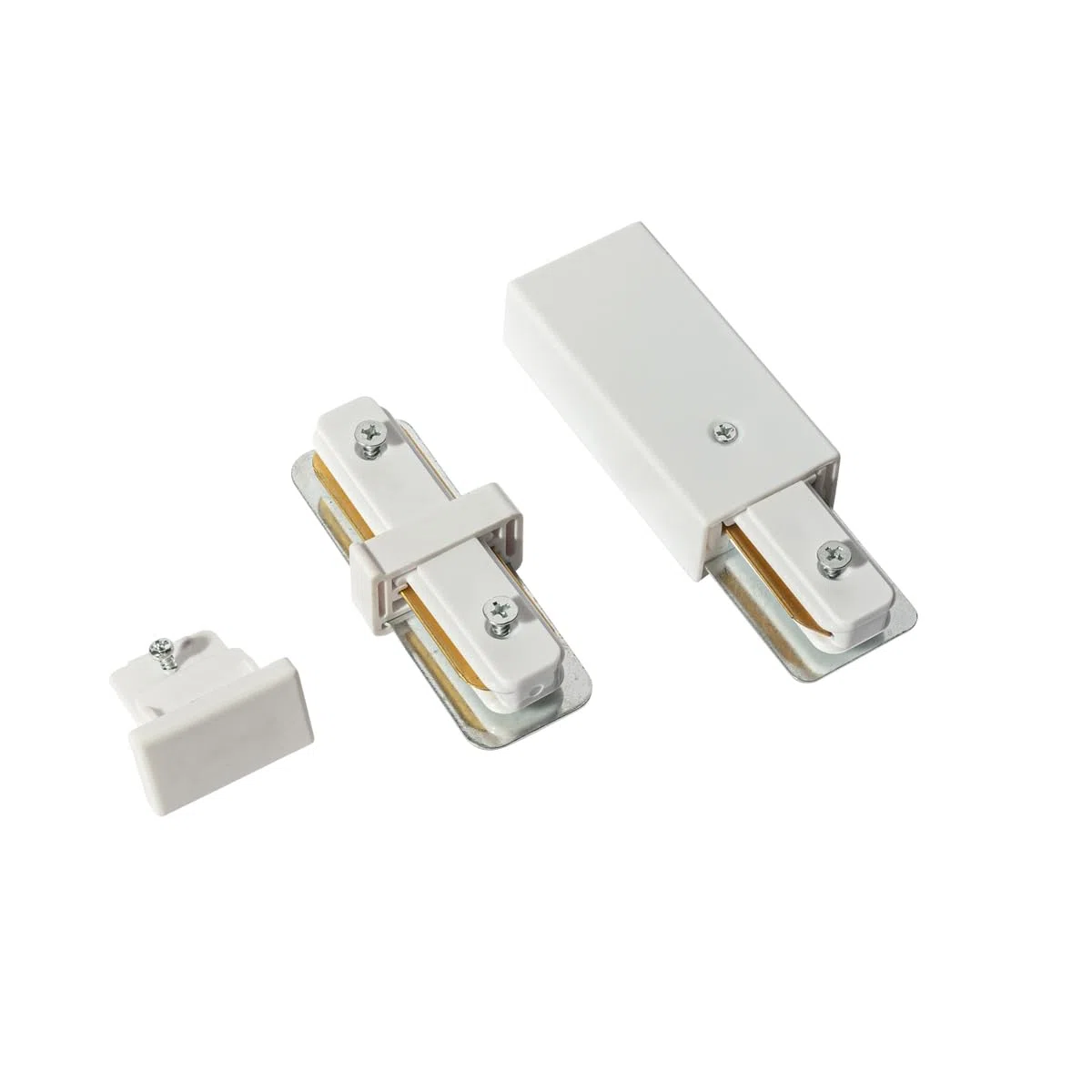 QAZQA Sistema a binario moderno monofase bianco 50 cm set di 2 - Iconic