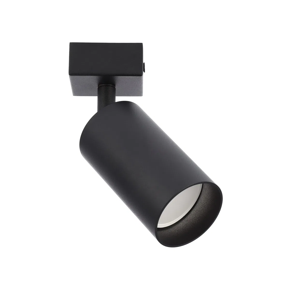 EDO Lampada Faretti da Soffitto Orientabili MALGA GU10 Nero, Faretti 1 Luce, Faretto da Parete Interno per Barra, Lampadario Moderna Plafoniera per Camera da Letto Cucina Soggiorno, Senza Lampadina