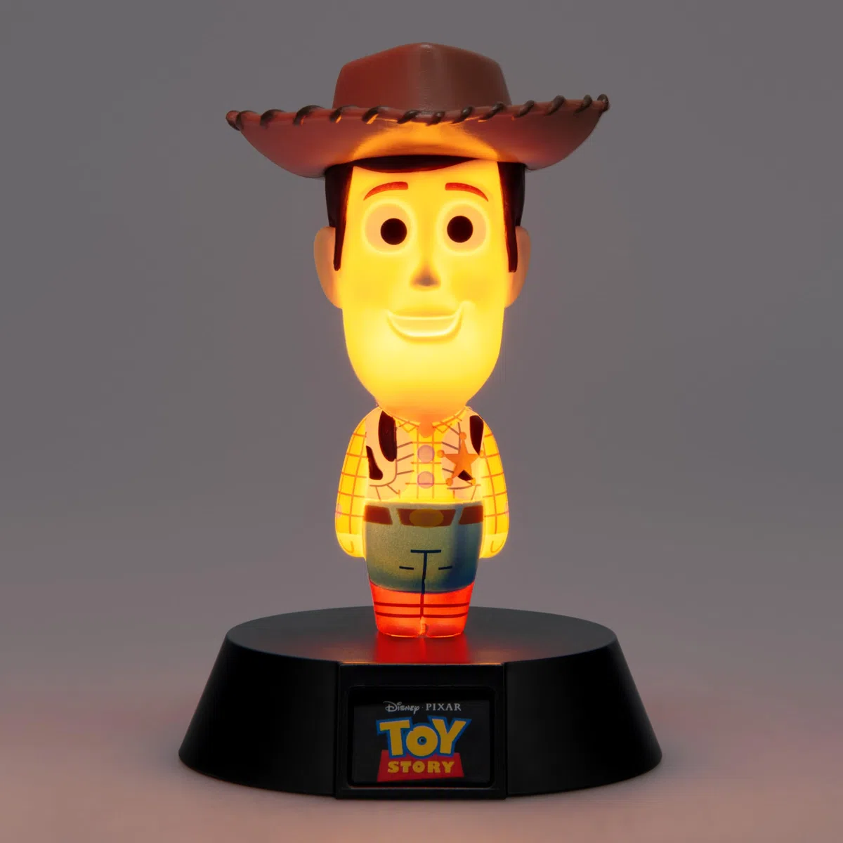 Paladone Toy Story Woody Icon Light – 11cm Woody Character Lamp – Soft Glow Light for Kids Bedrooms