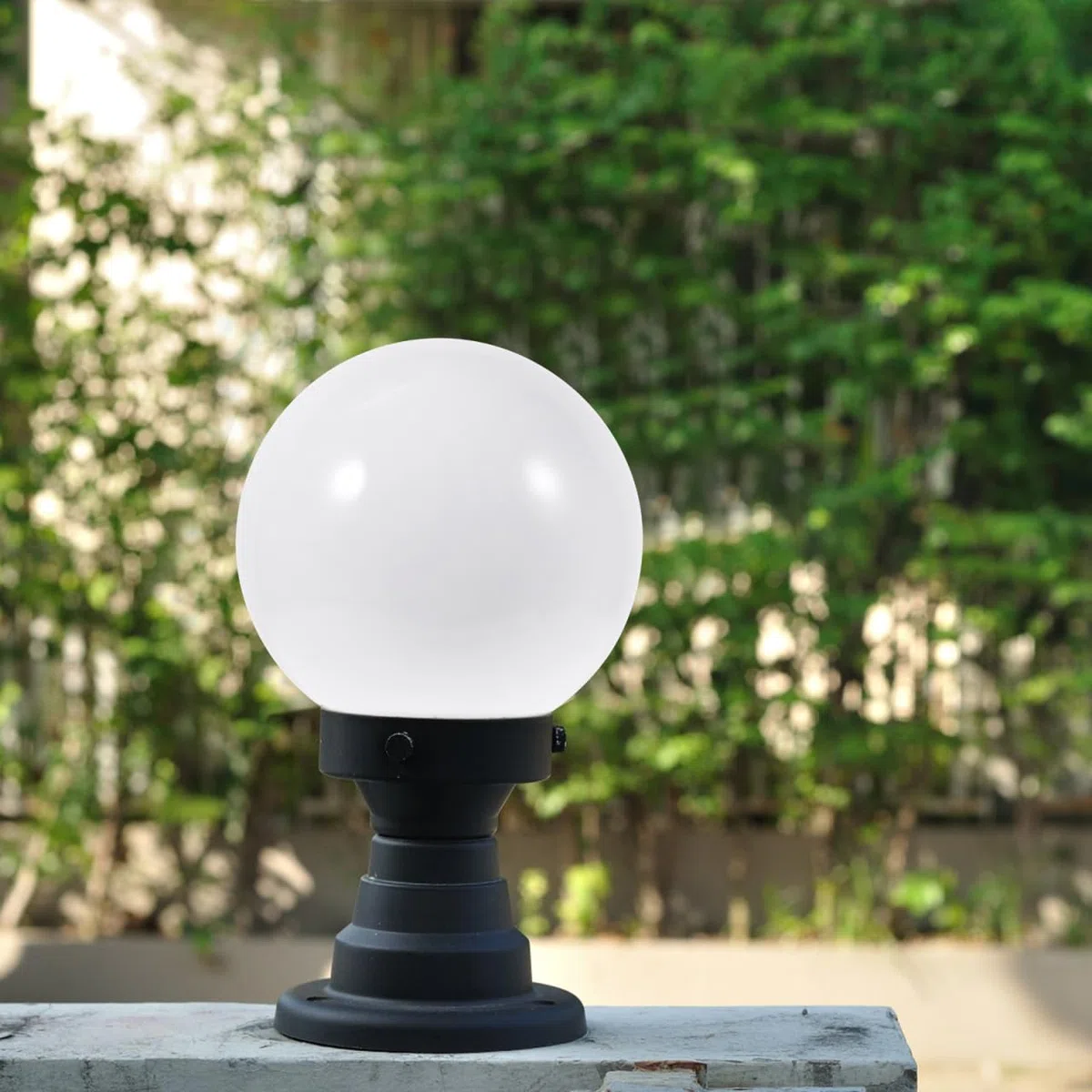 Paralume a globo in acrilico 15 cm lampada da parete esterna copriluce Paralume da patio facile da installare
