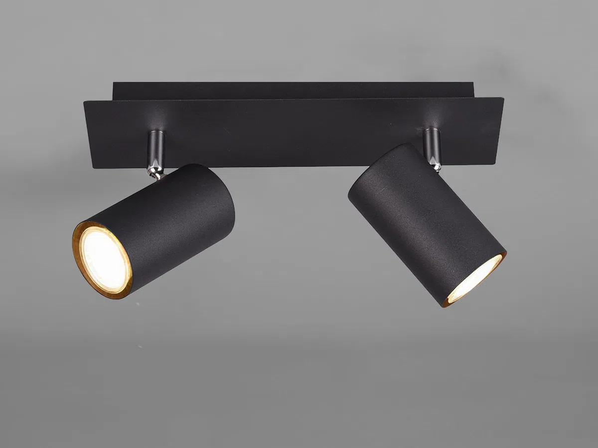 Trio Leuchten Lampada da soffitto, Nero Opaco