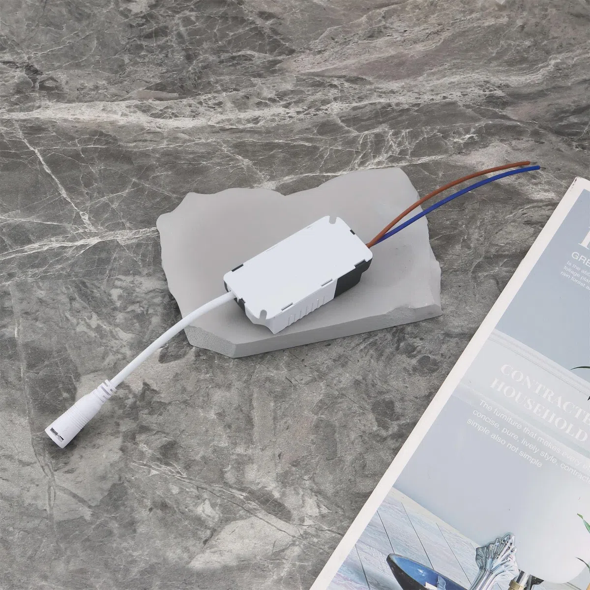 EMSea 4 Pz Pannello LED Alimentazione 8-24W Trasformatore Driver Alimentatore Non isolato Alimentazione 24-86V 280mA per Proiettore Luce di Soffitto Luce di Strada 75x34x20mm