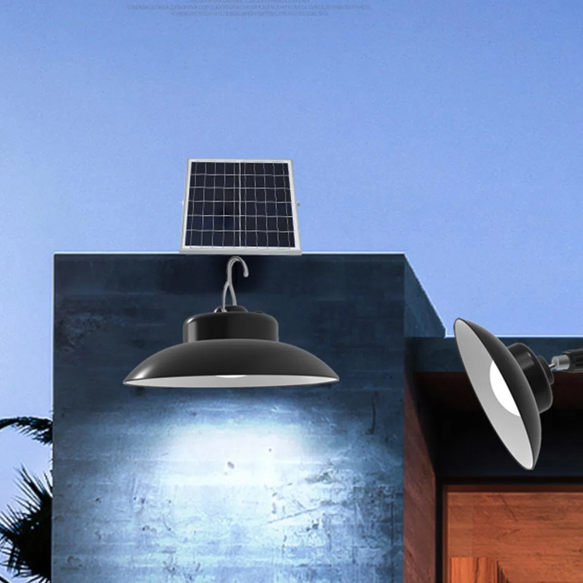 Luce solare - Luci solari per interni | Luci solari per interni con interruttore | Luce del pannello solare | Luci capannone ad energia solare | Lampada a Luce solare a LED | Luce da