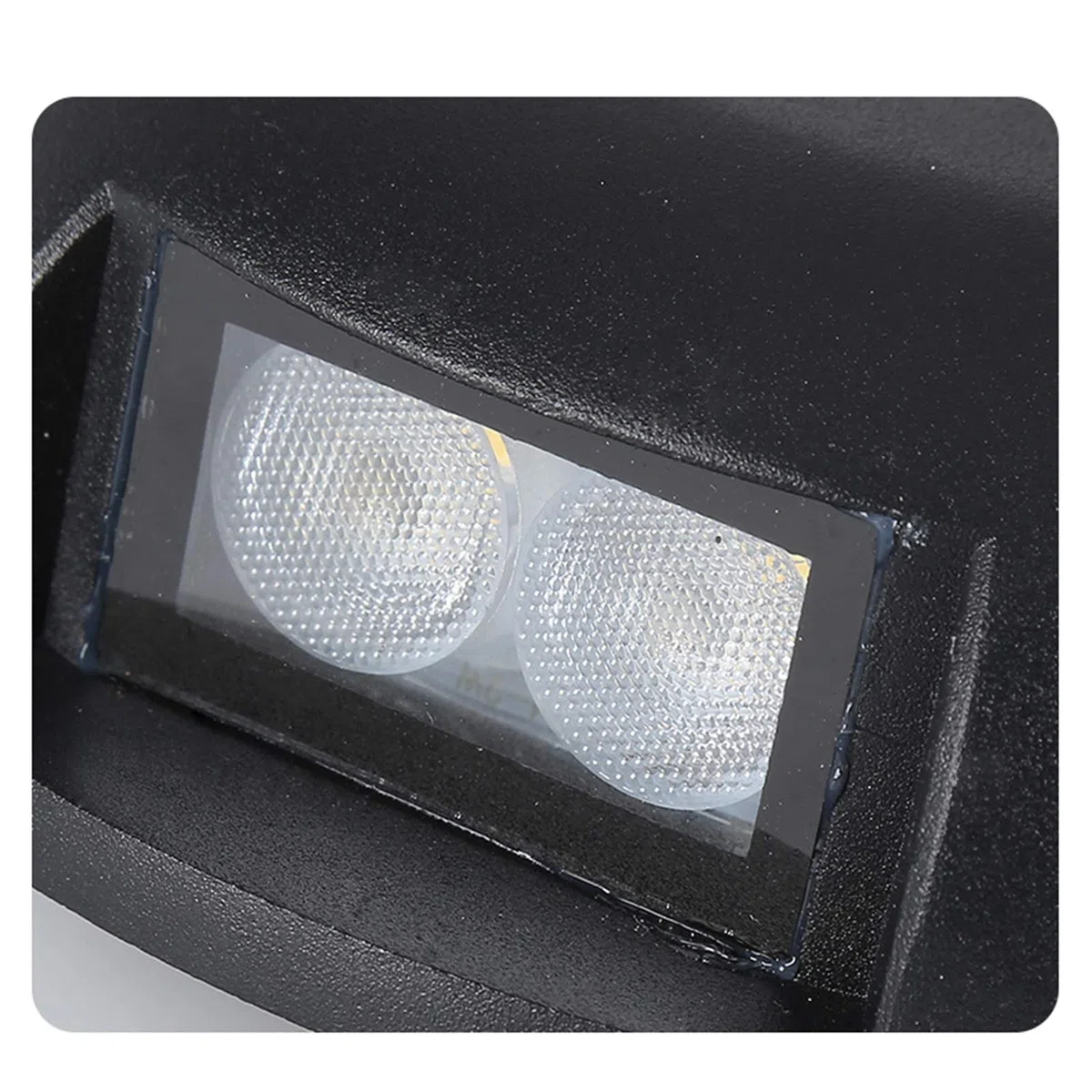 Luci LED Segnapasso Esterno Luce Laterale 2W 3W Non c'è Bisogno di Aprire Buchi Impermeabile Ultra Sottile Applica A Giardino, Terrazza, Marciapiede (Colore : Bianco Caldo, Misurare : 3W)