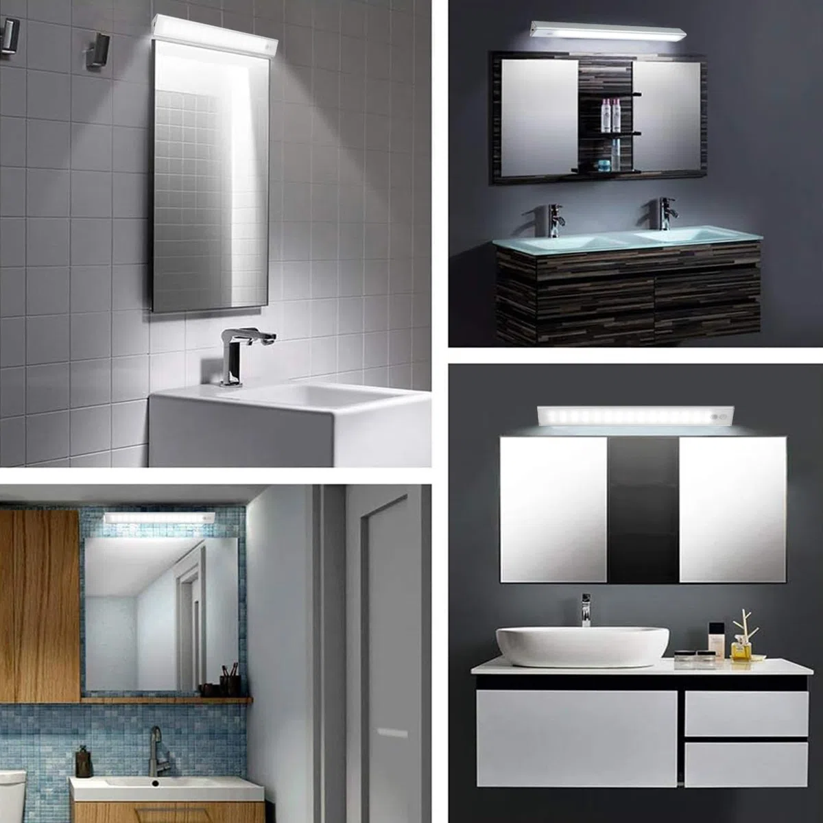 LIXADA Beauty Light, lampada da trucco a LED, lampada da gabinetto a LED, lampada a specchio per trucco, lampada da specchio da toletta, luce diurna per specchi cosmetici, armadi