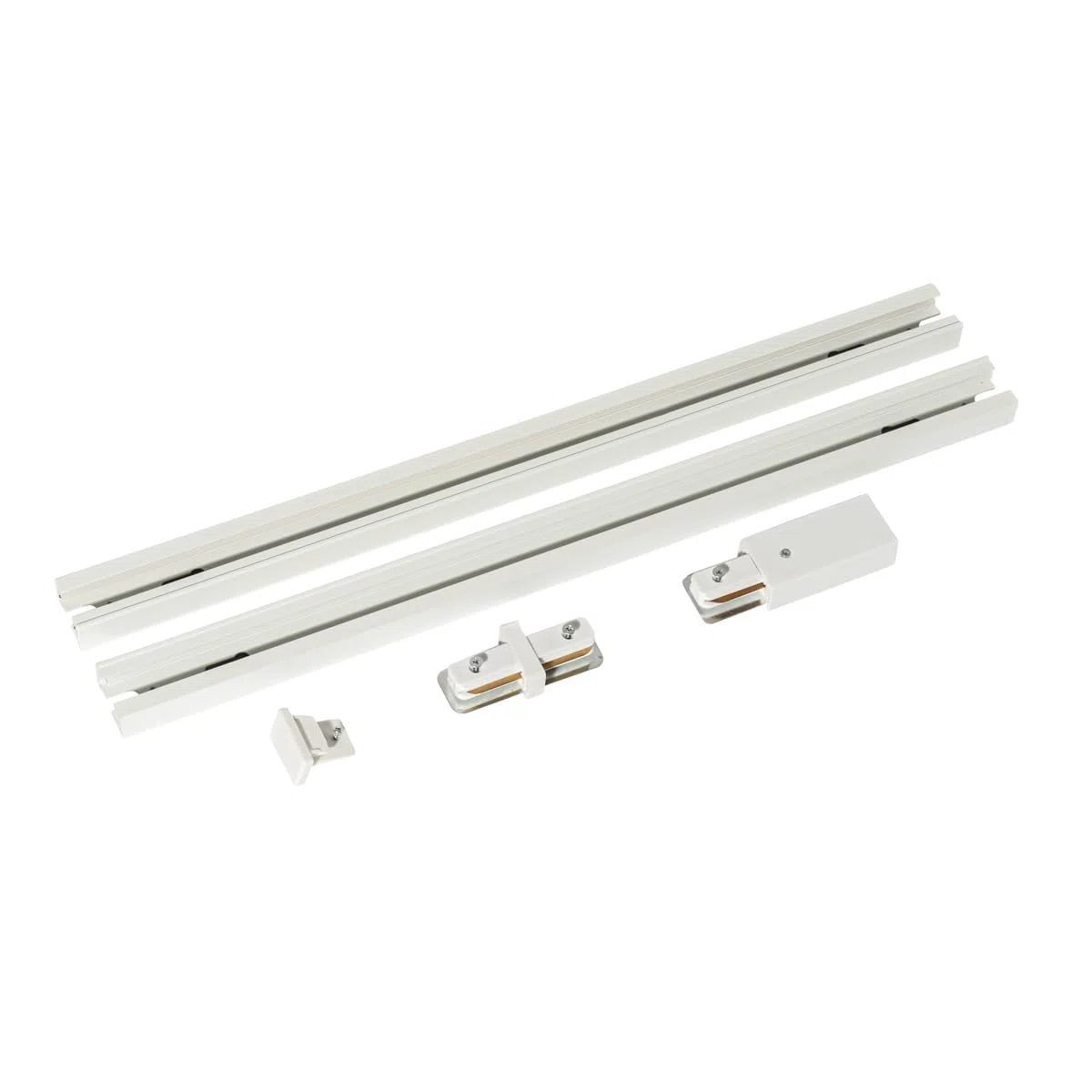 QAZQA Sistema a binario moderno monofase bianco 50 cm set di 2 - Iconic