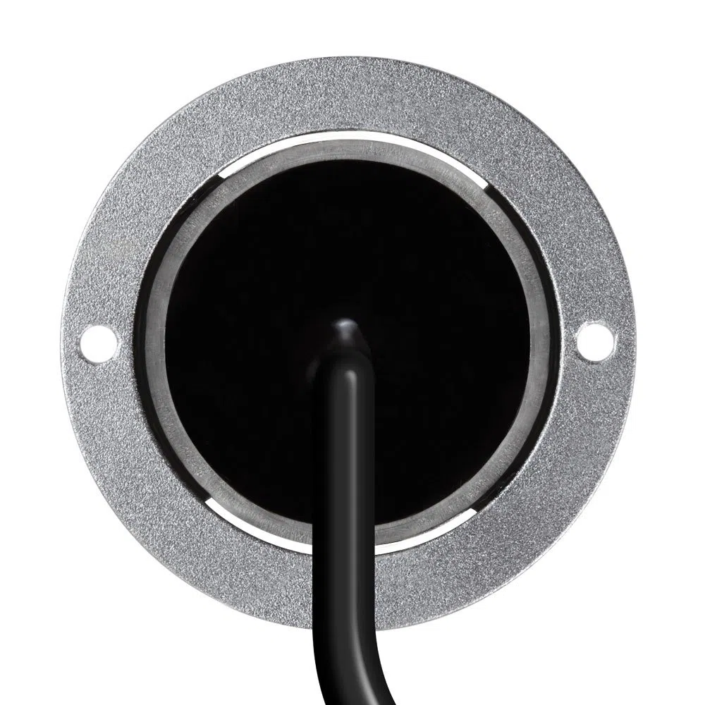 ledscom.de Luce di terra a LED, segnavia BUNDA per esterni, IP67, a 2 fiamme, alluminio, rotonda, Ø 70 mm, bianco freddo