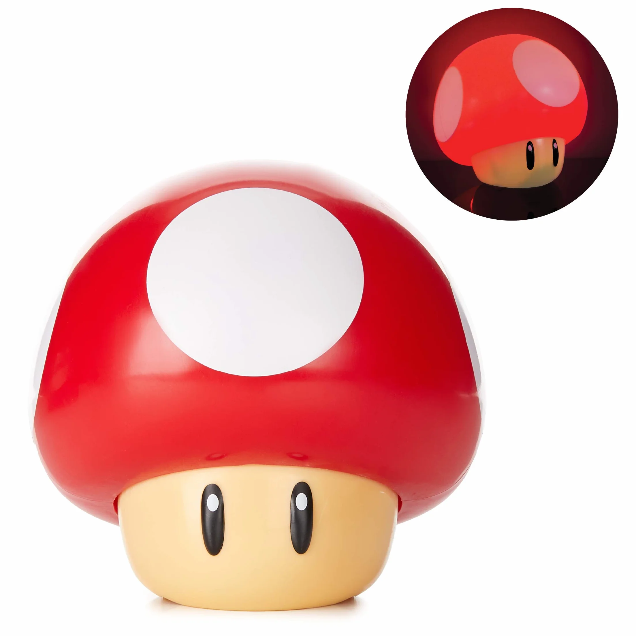 Paladone Luce a Figura Super Mario Mushroom - Luce Collezionabile Ufficiale con Suono, Regalo per Bambini