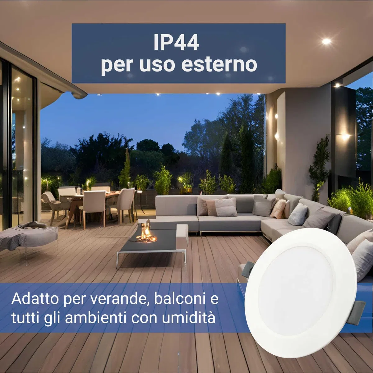 Sigmaled lighting – 6 Faretti LED da Incasso 4W, Spot Ultra Slim 360 lm, 3 Colori Luce Calda Naturale Fredda, IP44 Bagno Interno Esterno Coperto, Cartongesso Soffitto, Foro Ø70–80 mm, 220–240V