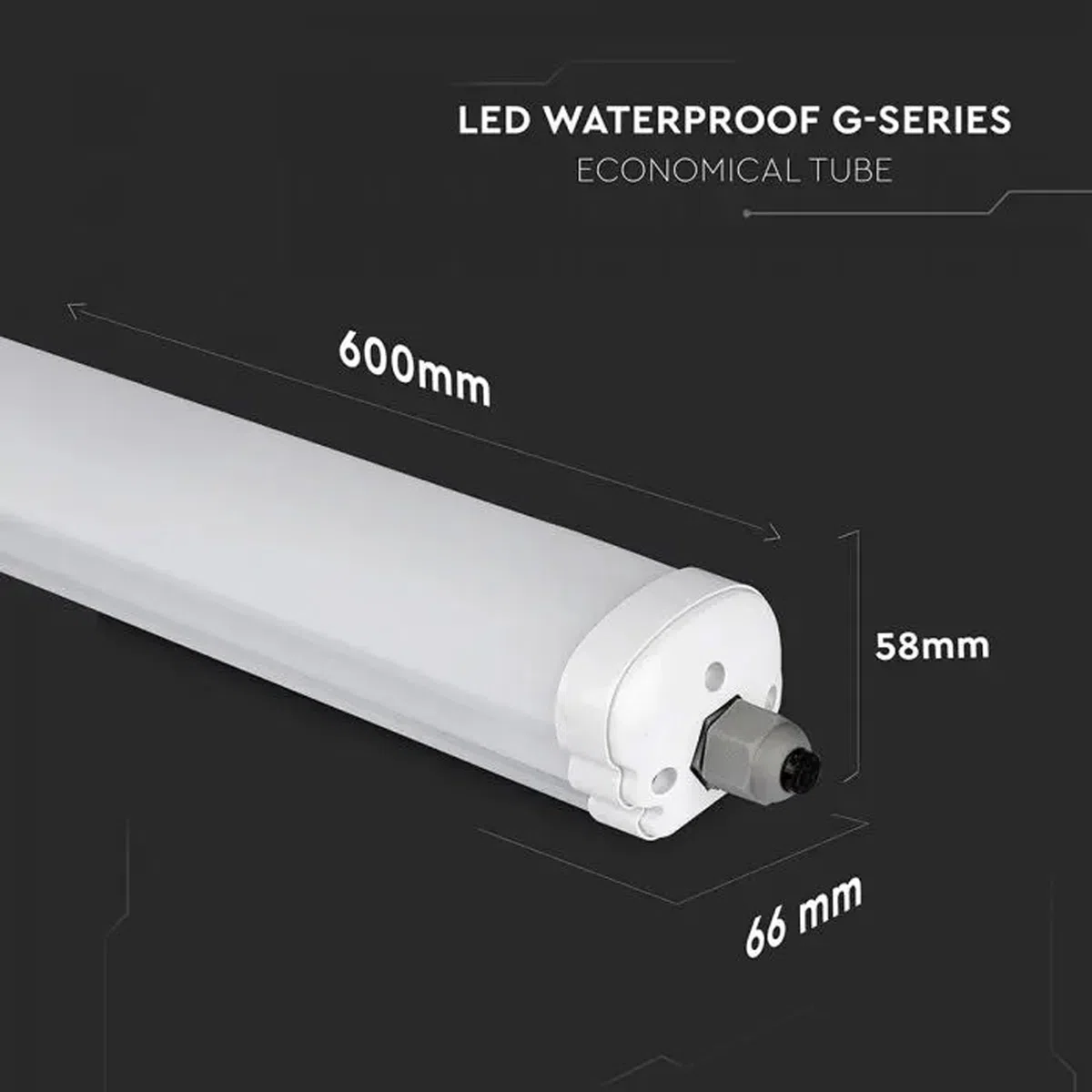 V-TAC Plafoniera LED Impermeabile 60 CM