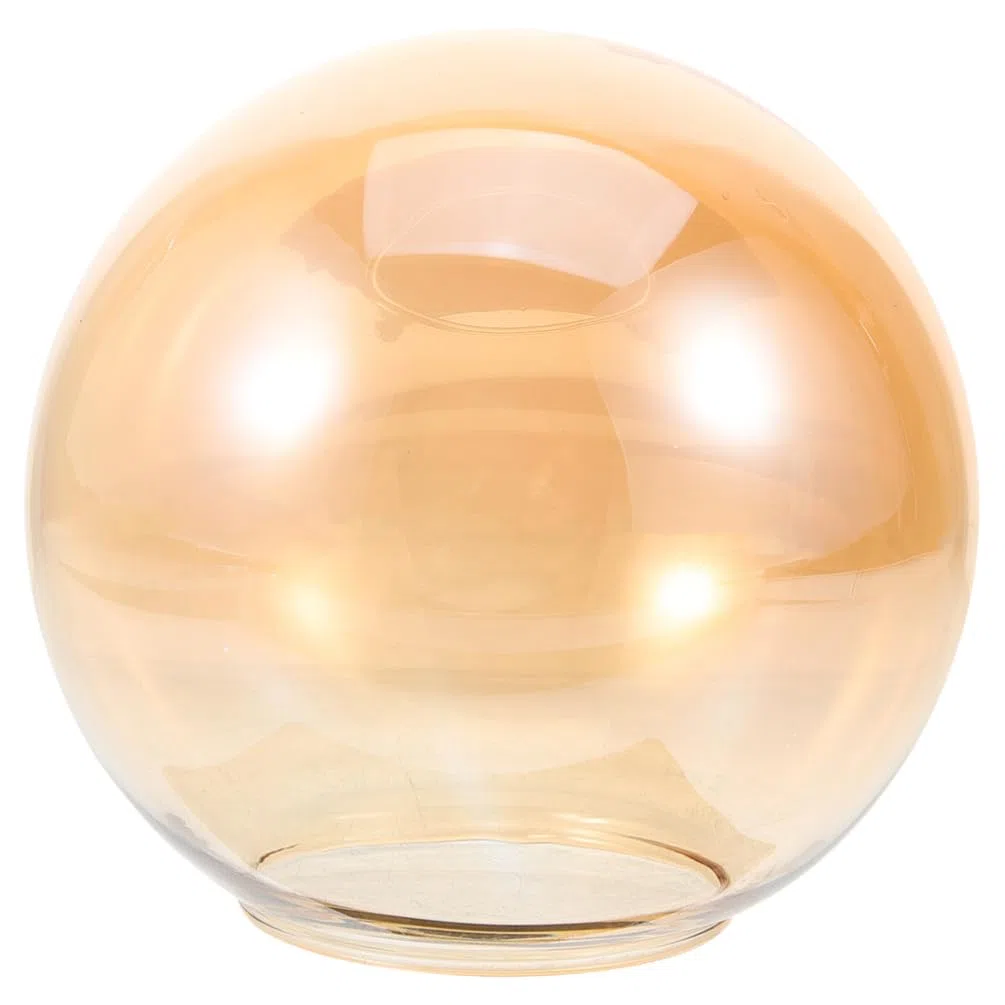 Ciieeo Globo Di Paralume Lampadari Di Ricambio Ambra Paralume Sfera A Sfera Per Applique Lampadario Lampada A Sospensione 150Mm Foro 70Mm