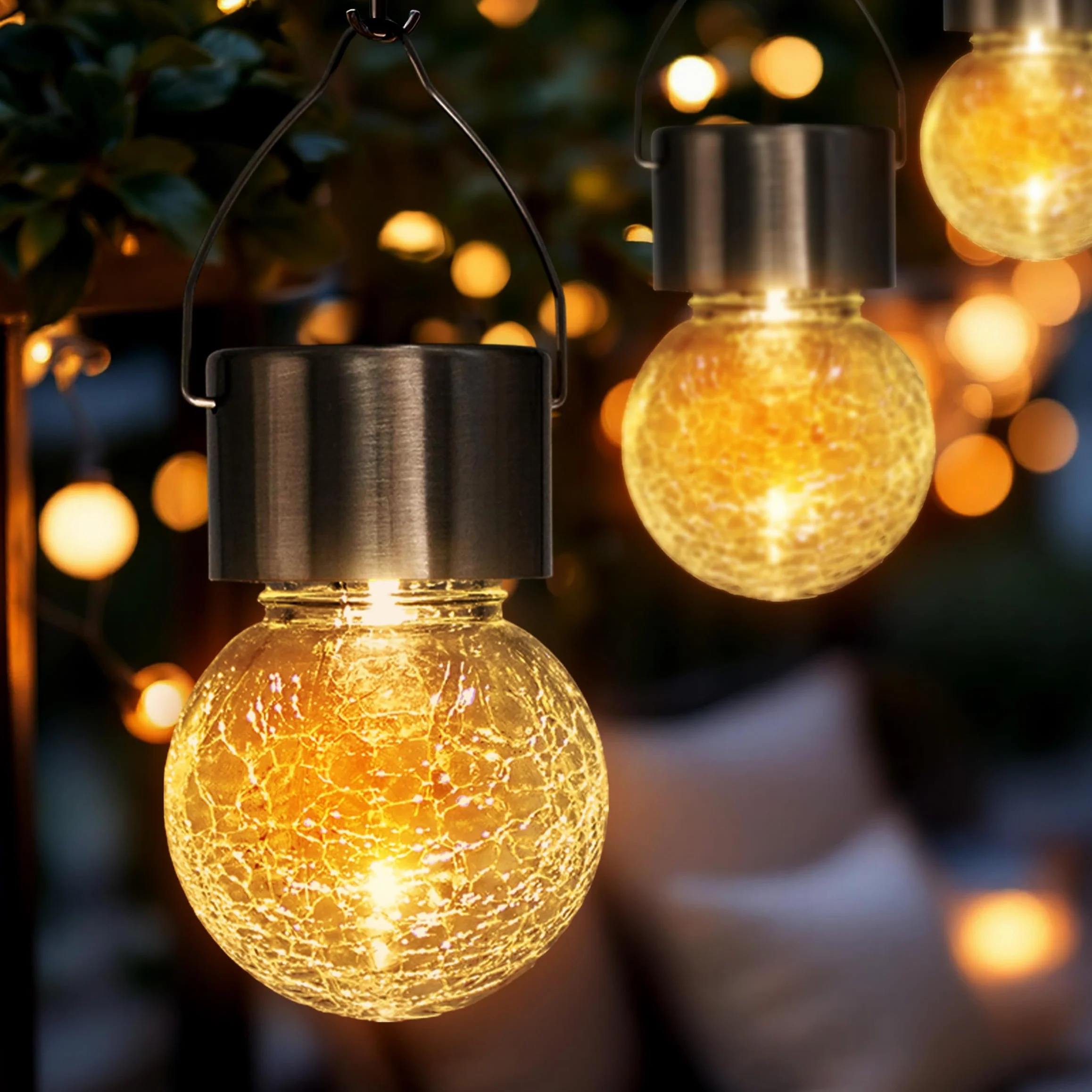 Spetebo 5 lampade a LED a energia solare, da giardino, da giardino
