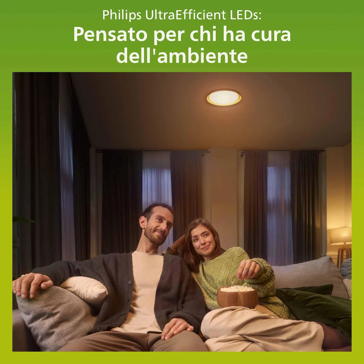 Philips Ultra Efficient - Ultra energy saving lights, E27 LED light source, 60W, A60, warm white, pack of 3, clear