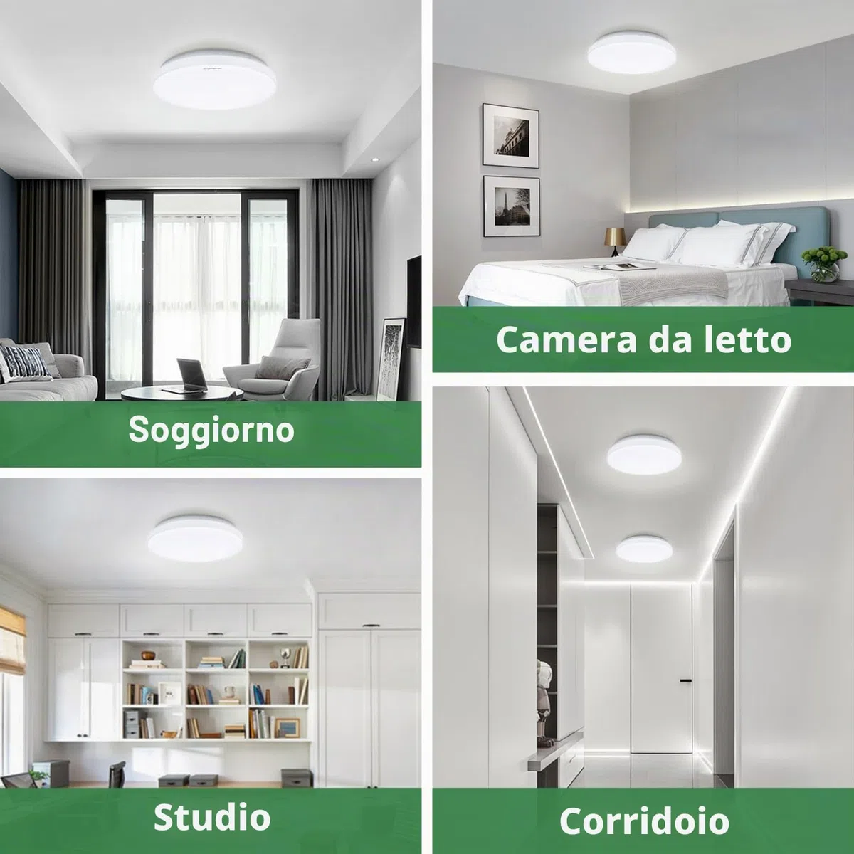 Aigostar - T9 Lampadina Fluorescente Attacco G10q, 32W 2100lm 30cm, Luce Bianca Fredda 6500K, Circolare, Vetro.