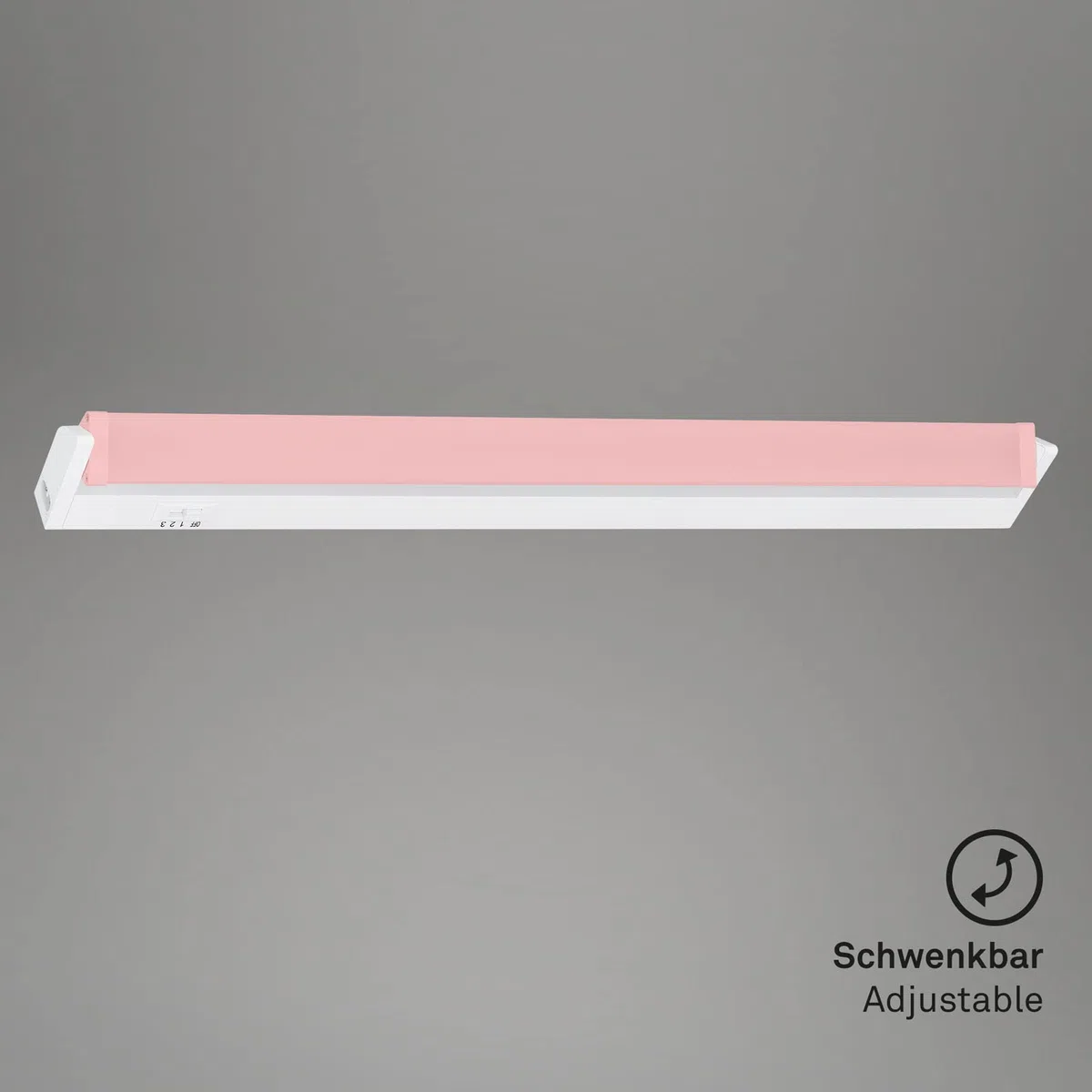 BRILONER - Lampada sottopensile LED orientabile, barra led sottopensile CCT per cucina, temperatura di colore regolabile, luce per armadi, 6,5W, 545x60x25mm (LxLxA), bianco