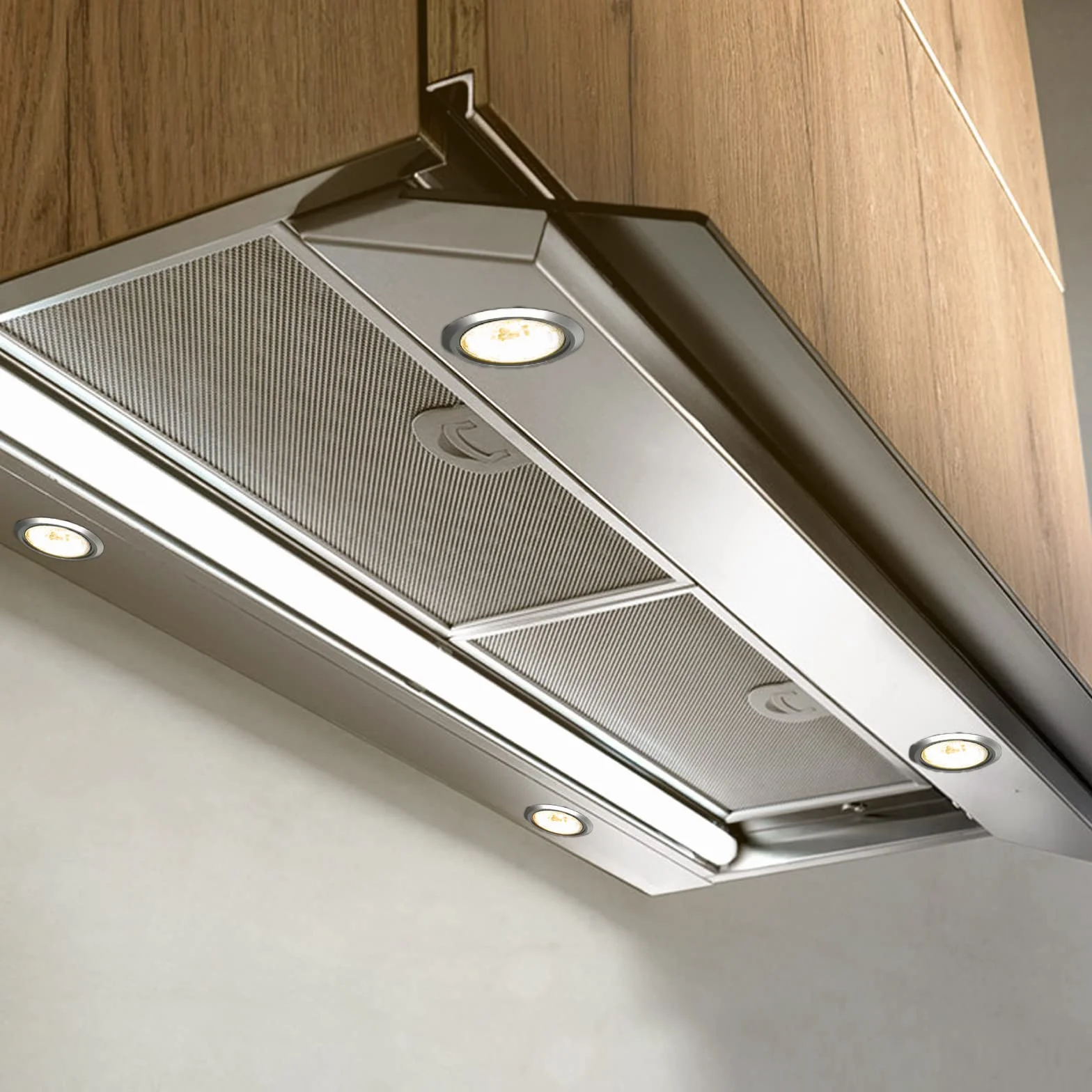 Set di 3 Faretti LED da incasso per mobili, 12V 3,5W G4 3000K 300LM, cavo di collegamento da 15 cm, faretto da incasso, dimmerabili, in acciaio inox spazzolato, al posto delle lampade a alogene