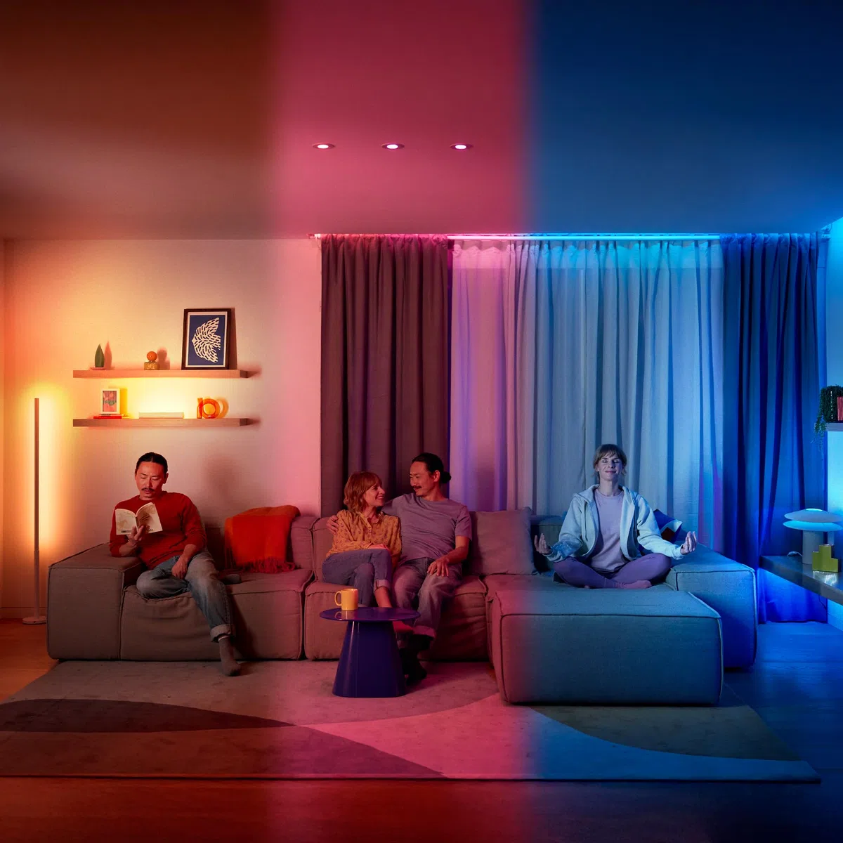 Lampadina WiZ Smart LED A60, bianco Regolabile e a colori, attacco E27, equivalente 100 W, 2.200-6.500 K, 1.521 lumen, int. regolabile, compatibile con Alexa,Google Assistant e Apple HomeKit,conf.da 1