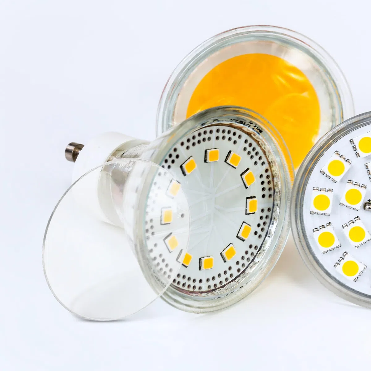 20 coperture a cupola in vetro per riflettori Mr16 Gu10, lente curva decorativa per illuminazione paesaggistica ed esterna