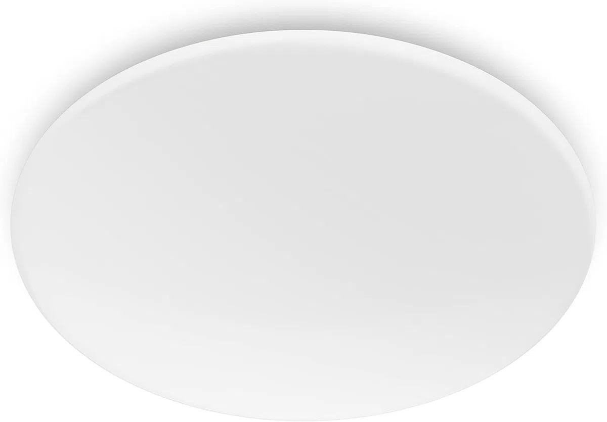 Philips LED Lampada da Soffitto Moire, Equivalente a 17W, Luce Bianca Calda, Non Dimmerabile, Bianco