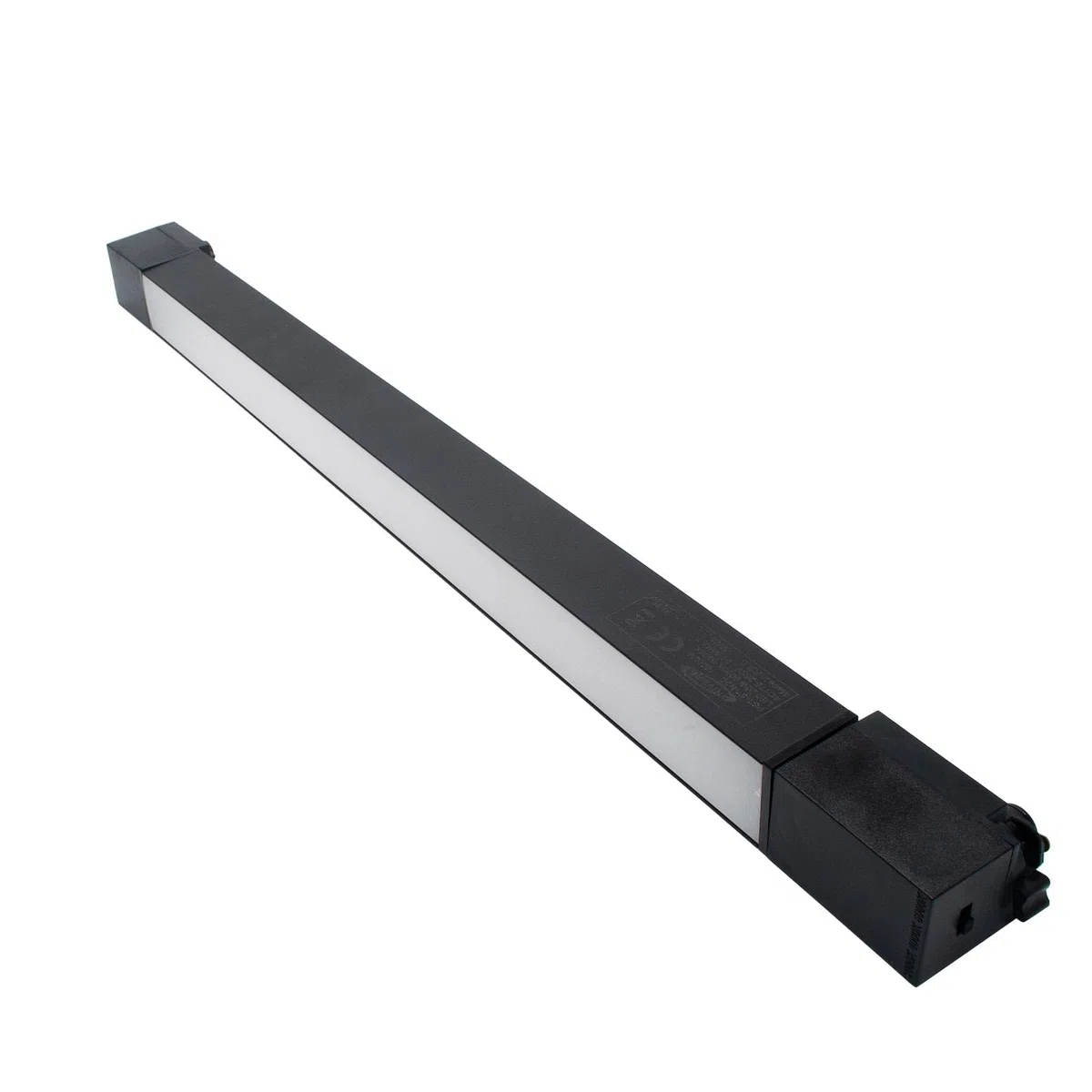 Planetitaly Faretto Led per Binario Monofase Track 20W 1600 Lumen Regolabile CCT 3000K-6500K Barra Lineare Orientabile 507mm Alluminio e Plastica Nero