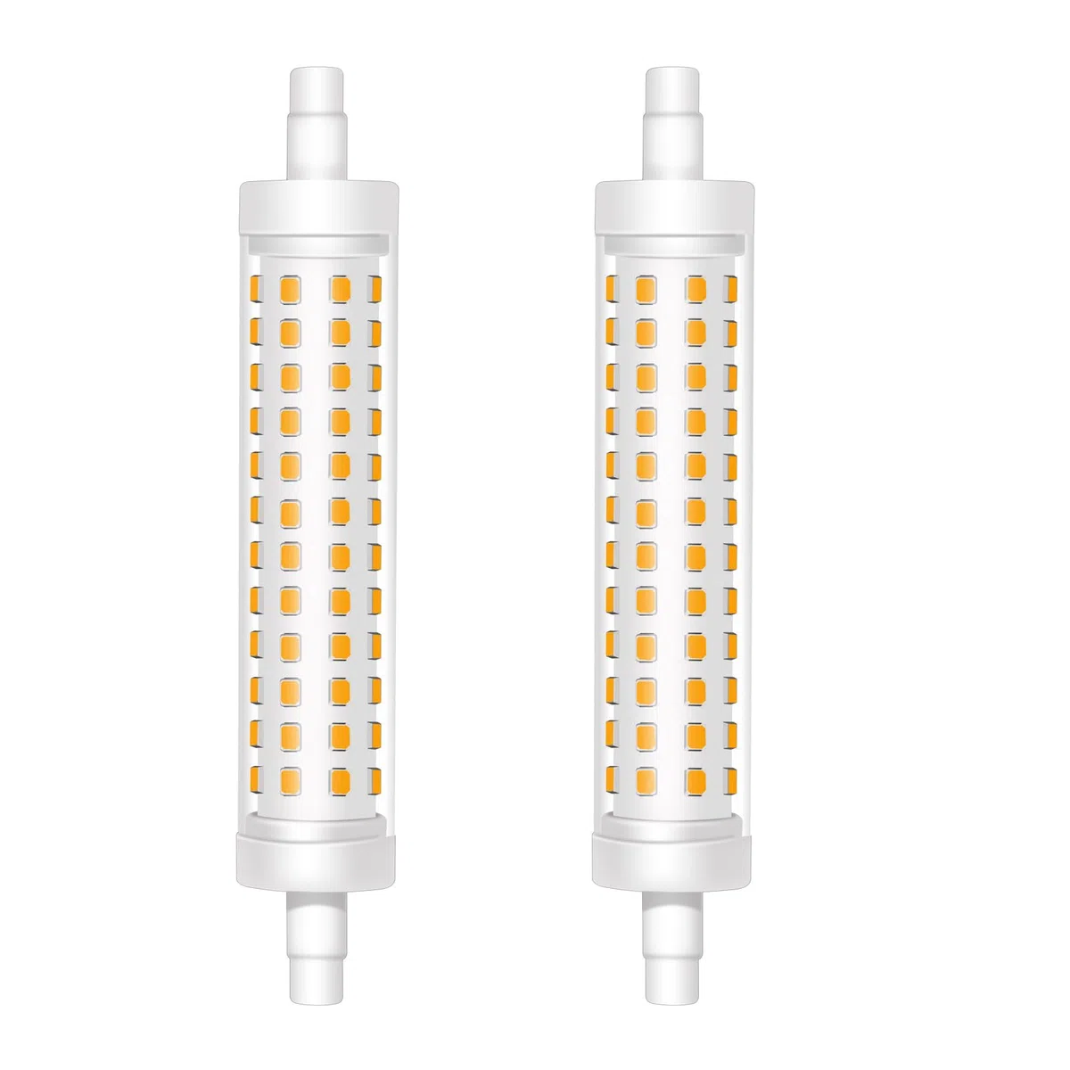Caldarax Lampadina R7S LED 118MM, Bianco Caldo 3000K, 12W LED R7S Lampadina Lineare J118 Equivalente 120W Lampada Alogena, Non Dimmerabile, 360 Gradi, AC 220V-240V, 1500LM, 2 Pezzi