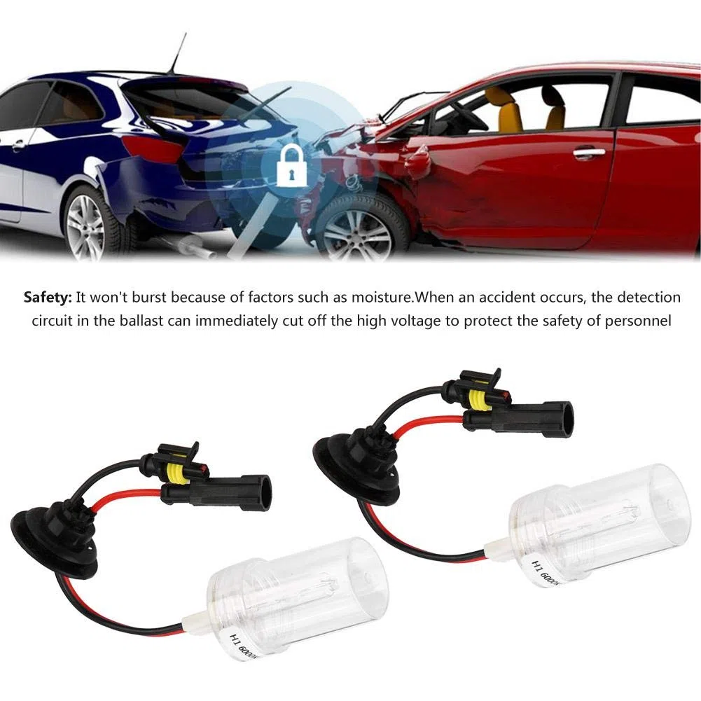Fari Allo Xeno 6000K 100W Xenon Lamp Car Xenon Faro Lampadine Super BrighT Long DistancE Risparmio Energetico
