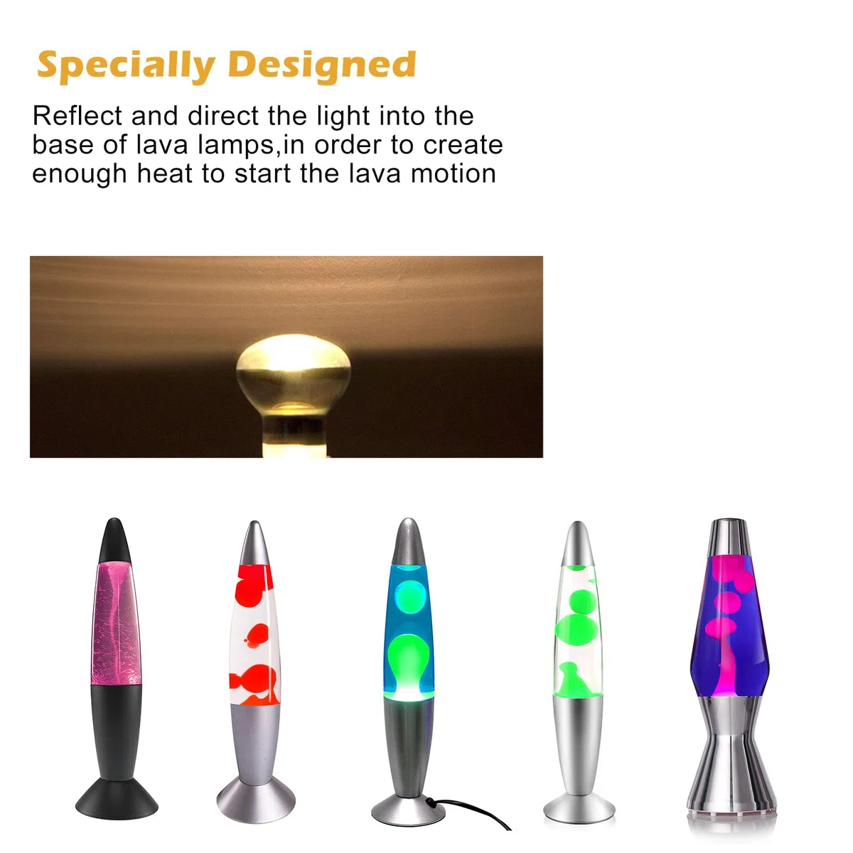6 Pezzi Lava Lampadina E14 30W R39 Lampadina a Incandescenza, Luce Calda 2700K, 340LM, AC 230V, Lampadina Filamento R39 Attacco Piccolo per Lavalamp, Lampade a Lava, Lampada Vulcano, Lampada Bolle