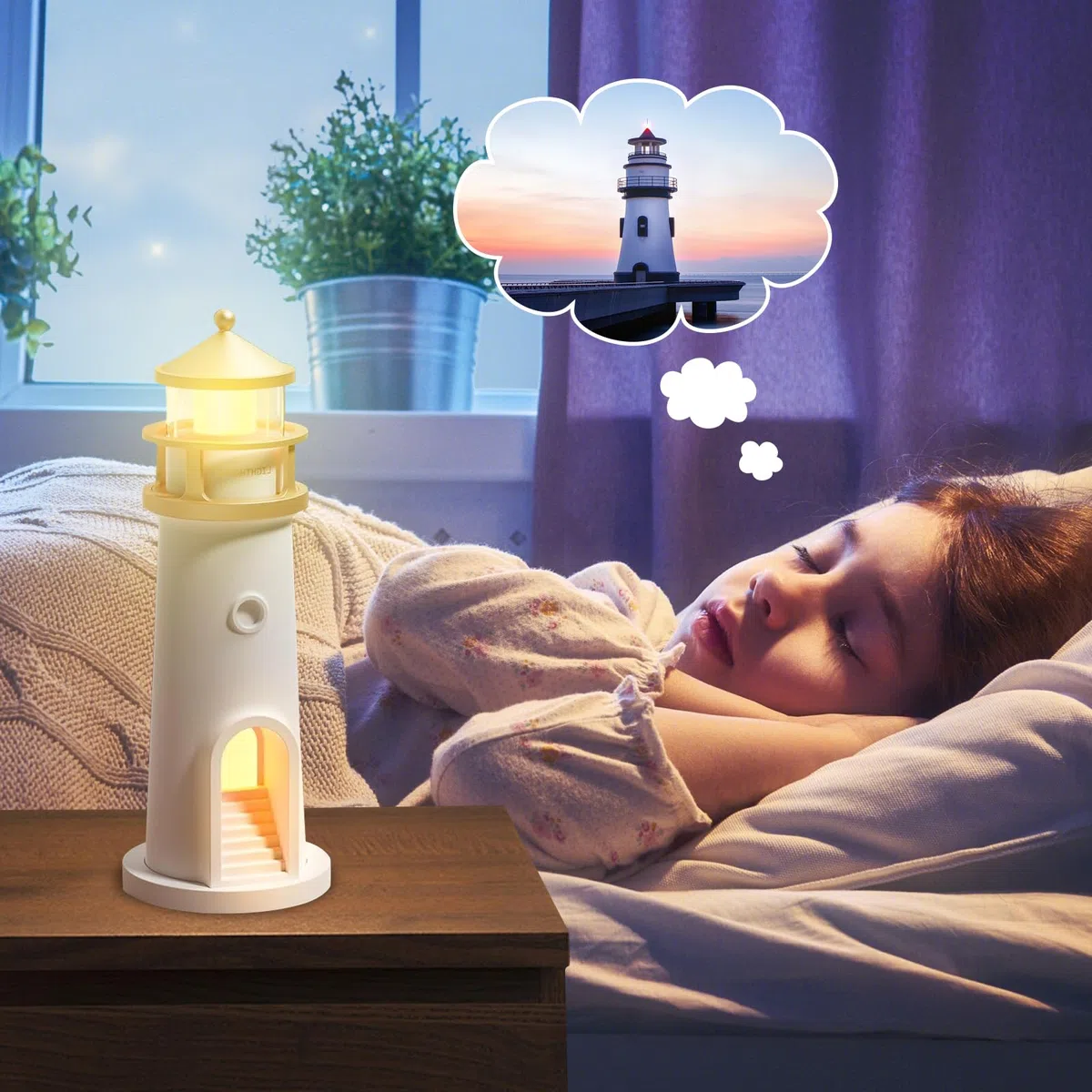Luce di Proiezione Lunare, Lampada Faro con Telecomando, Luce Notturna Bambini, Romantica Lampada Proiettore, Decorazione Faro con Luce a LED, Regalo per Natale, Compleanno, Ringraziamento