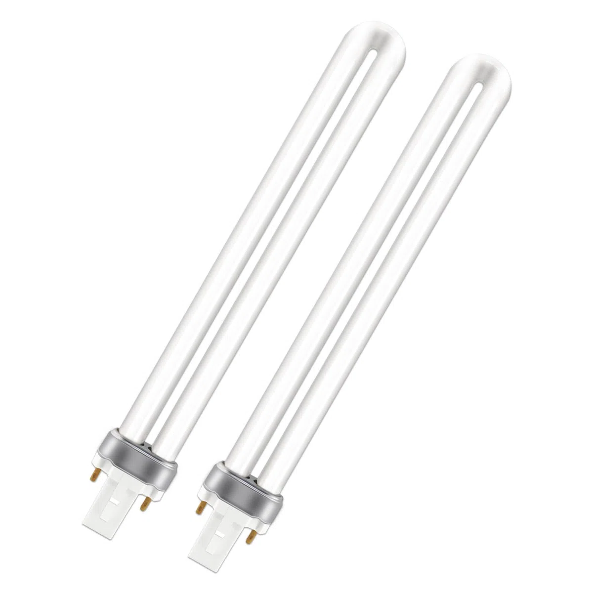 Lampada Fluorescente Compatta G23 2pin 11W, Bianco Caldo 2700K, Lampade a Risparmio Energetico CFL G23, Tubo a Forma di U, Applicabile a Soggiorno, Camera da Letto, Corridoio, Non Dimmerabile, 2 pezzi