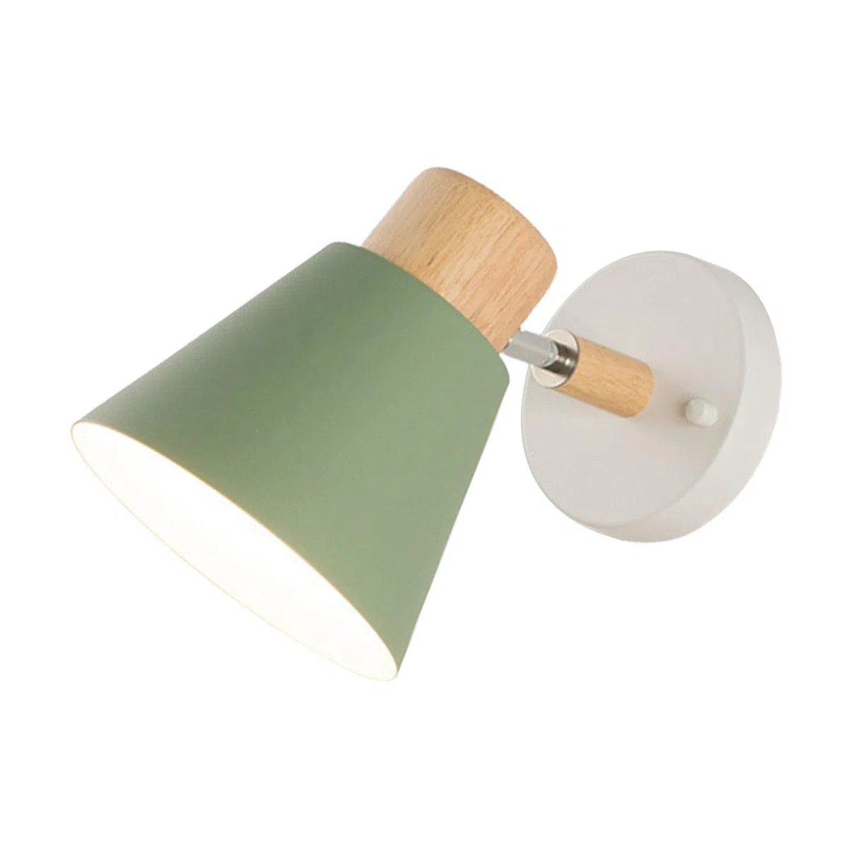 Milageto Nordic Creativo Lampada Da Parete E27 Lampada Da Comodino Decorativo Semplice Applique Da Parete Illuminazione per La Camera Dei Bambini Balcone, VERDE