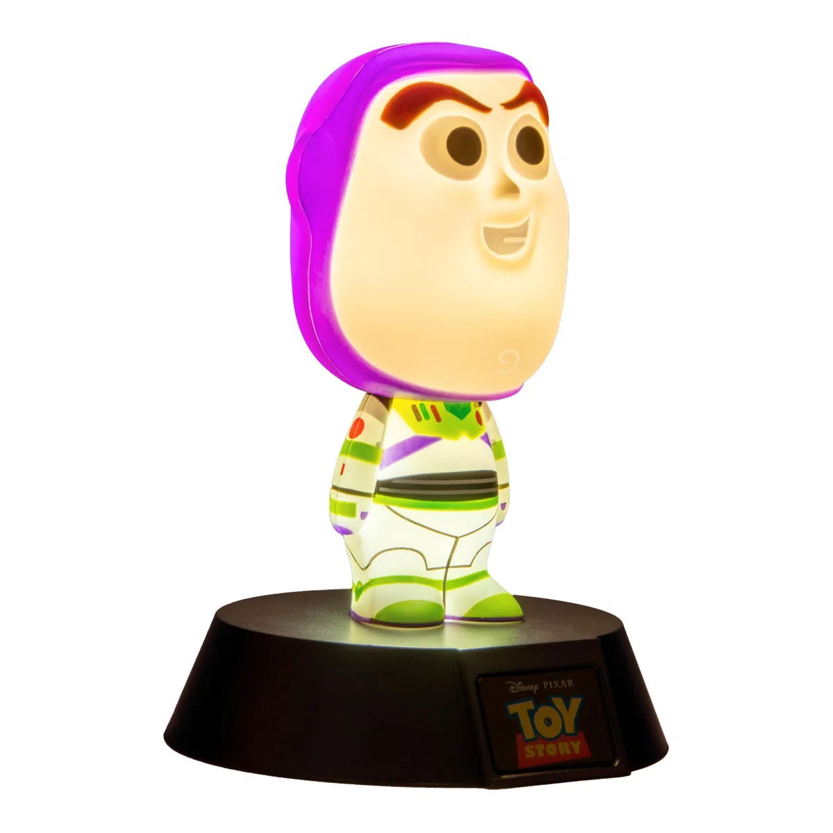 Paladone Buzz Lightyear Icon Light – 11cm Toy Story Character Lamp – Soft Glow Desk or Bedside Light